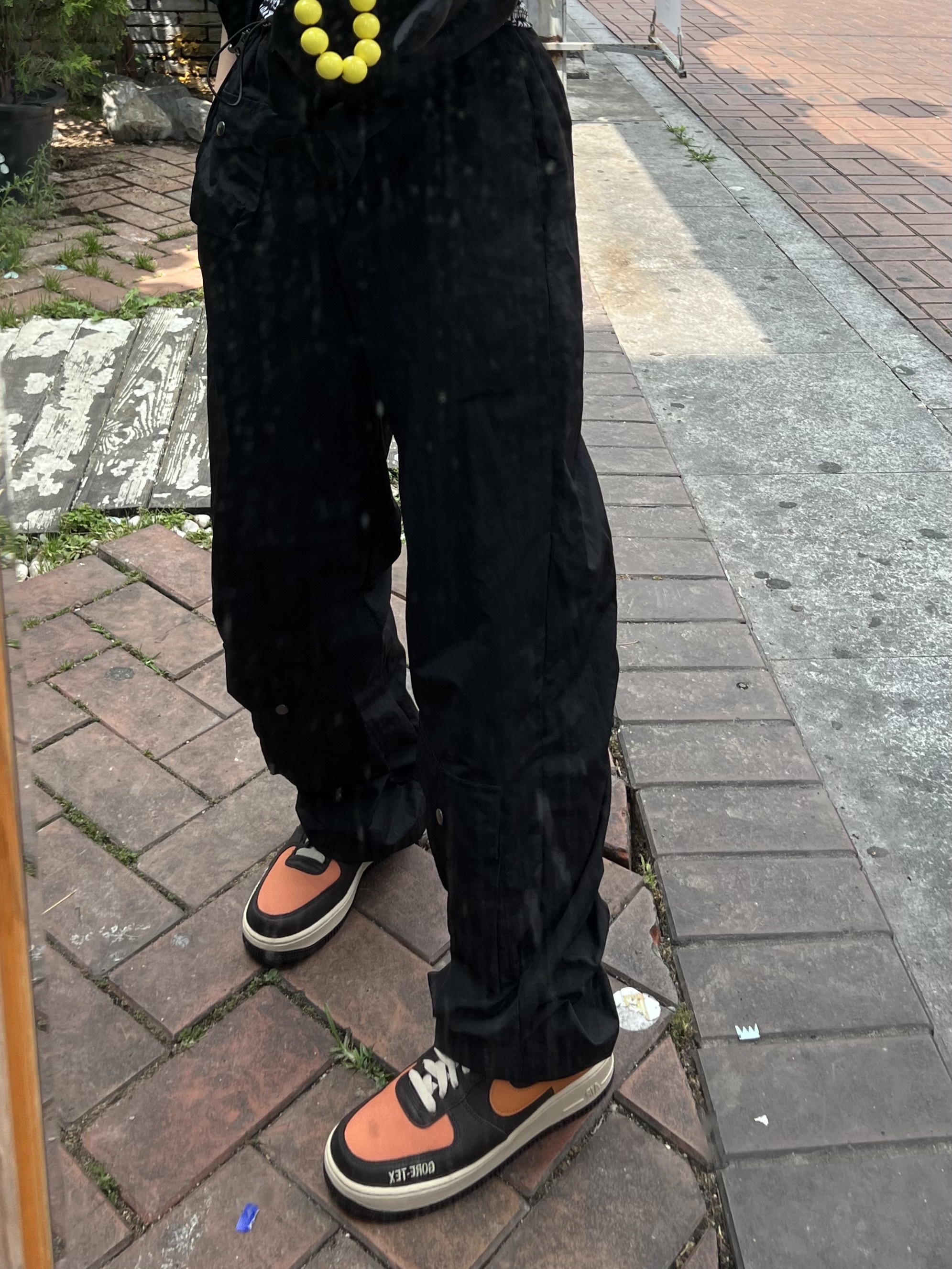 Nike Air Force 1 Low Gore-Tex Brown Curry, Supreme Gore-Tex Paclite Camp Cap Black - 22SS 착용 스타일 - 4