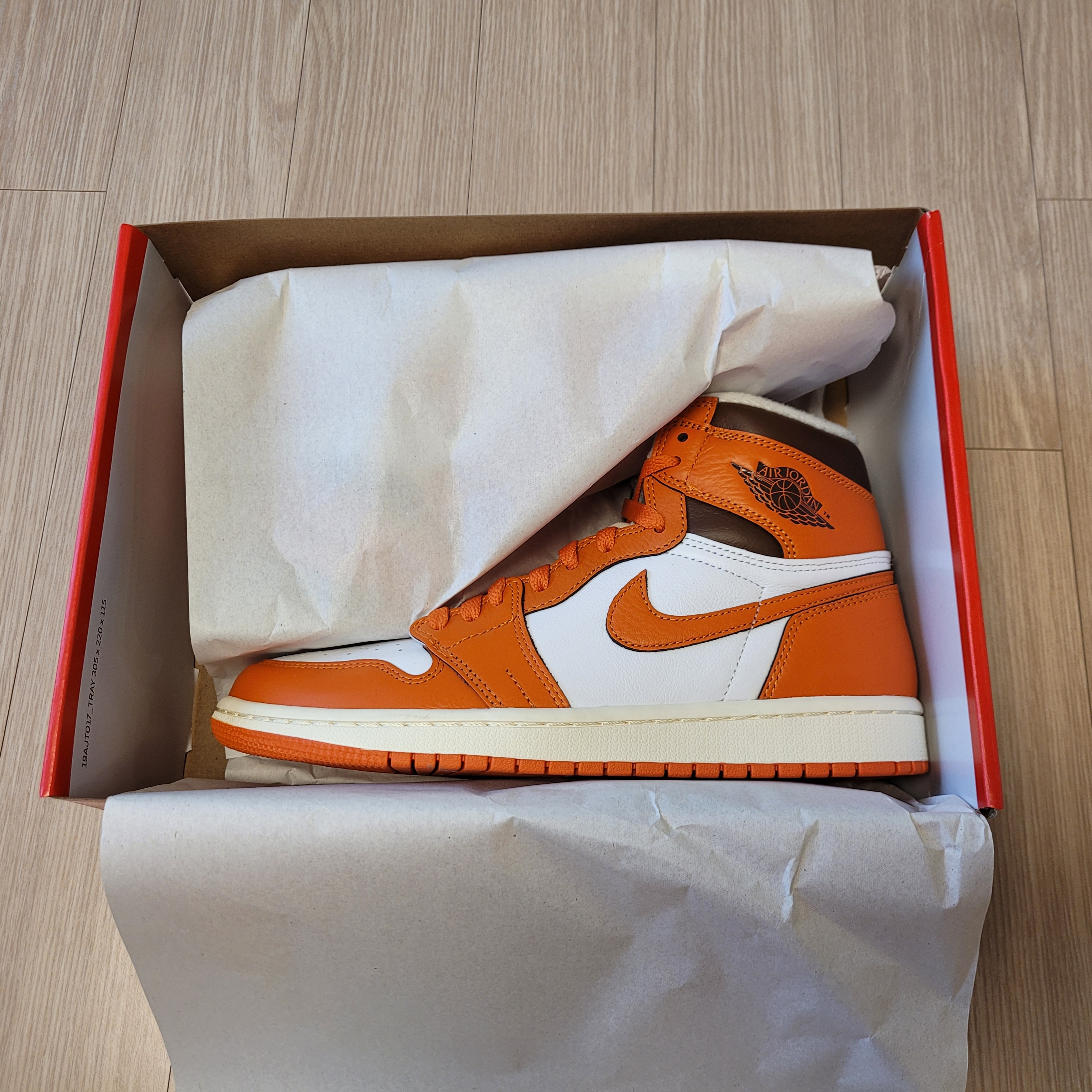 (W) Jordan 1 Retro High OG Starfish 착용 스타일 - 2