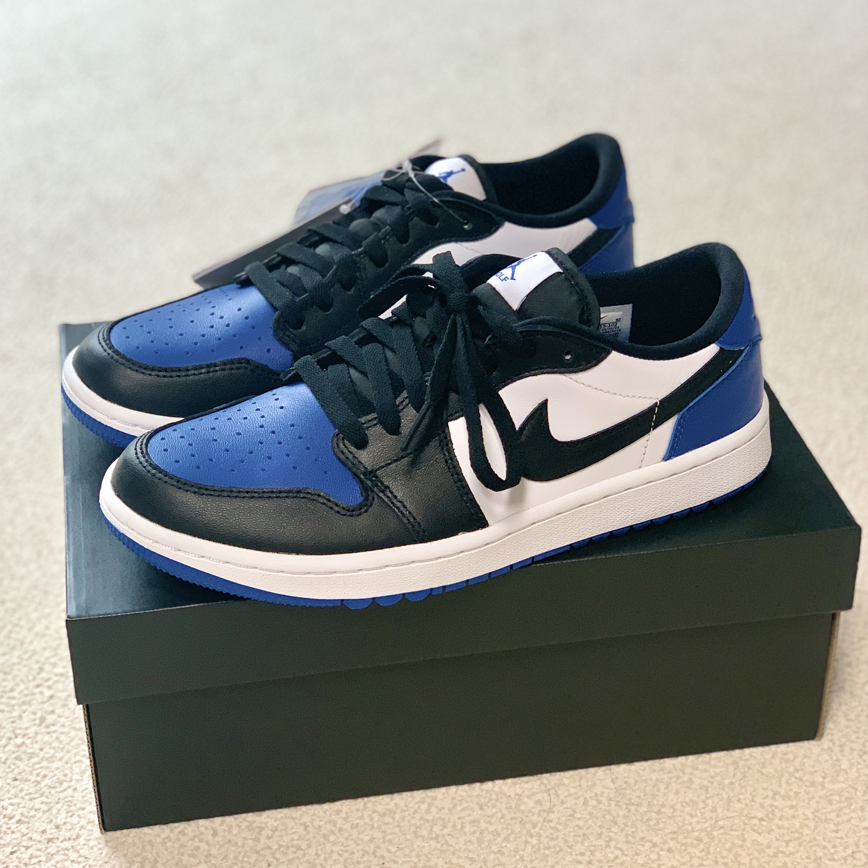 Jordan 1 Low Golf Sport Royal 착용 스타일