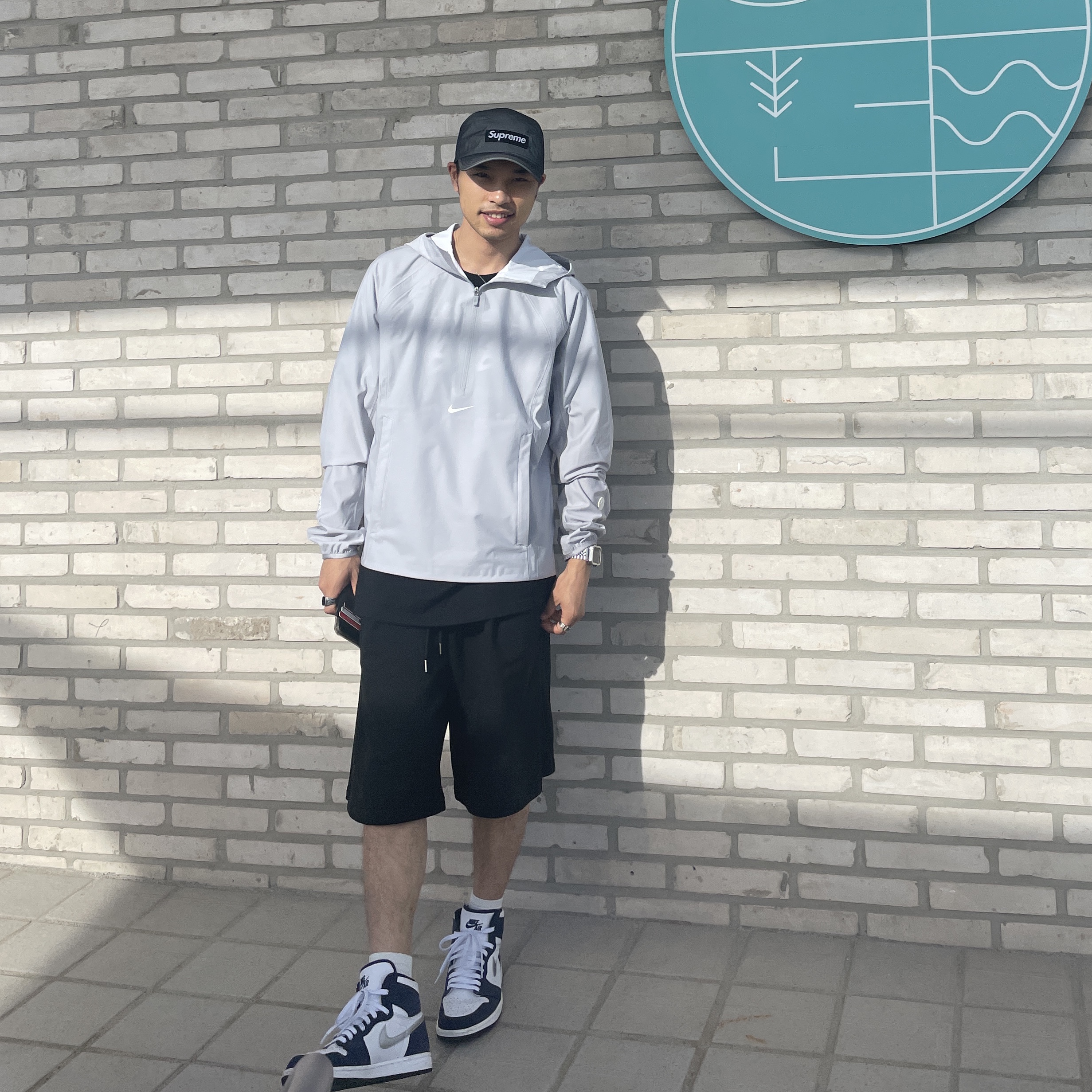 Supreme Reflective Mesh Camp Cap Black - 22SS, Nike x Drake Nocta Golf Jacket Grey - Asia 착용 스타일