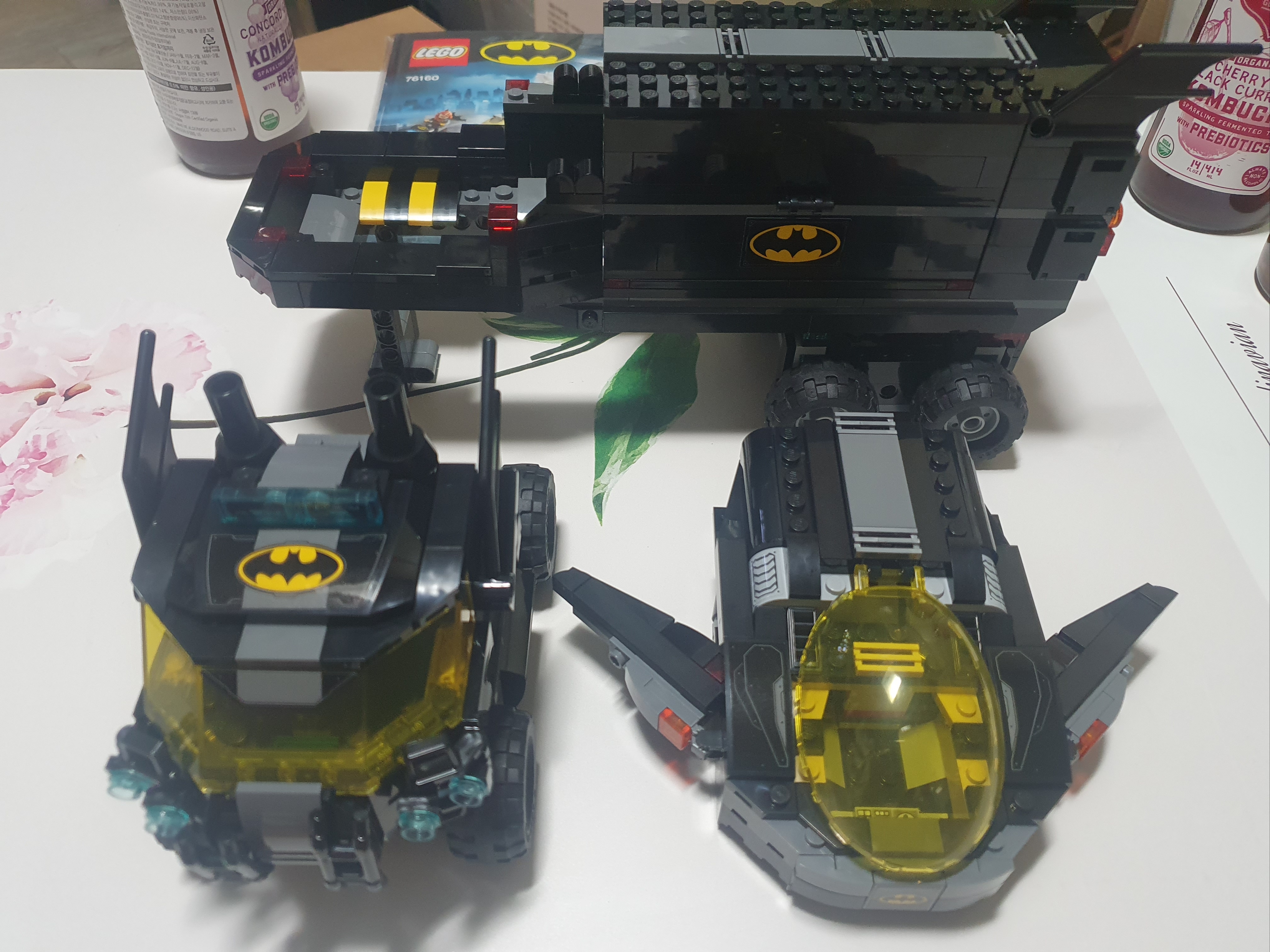 Lego DC Comics Batman Mobile Bat Base 착용 스타일 - 2