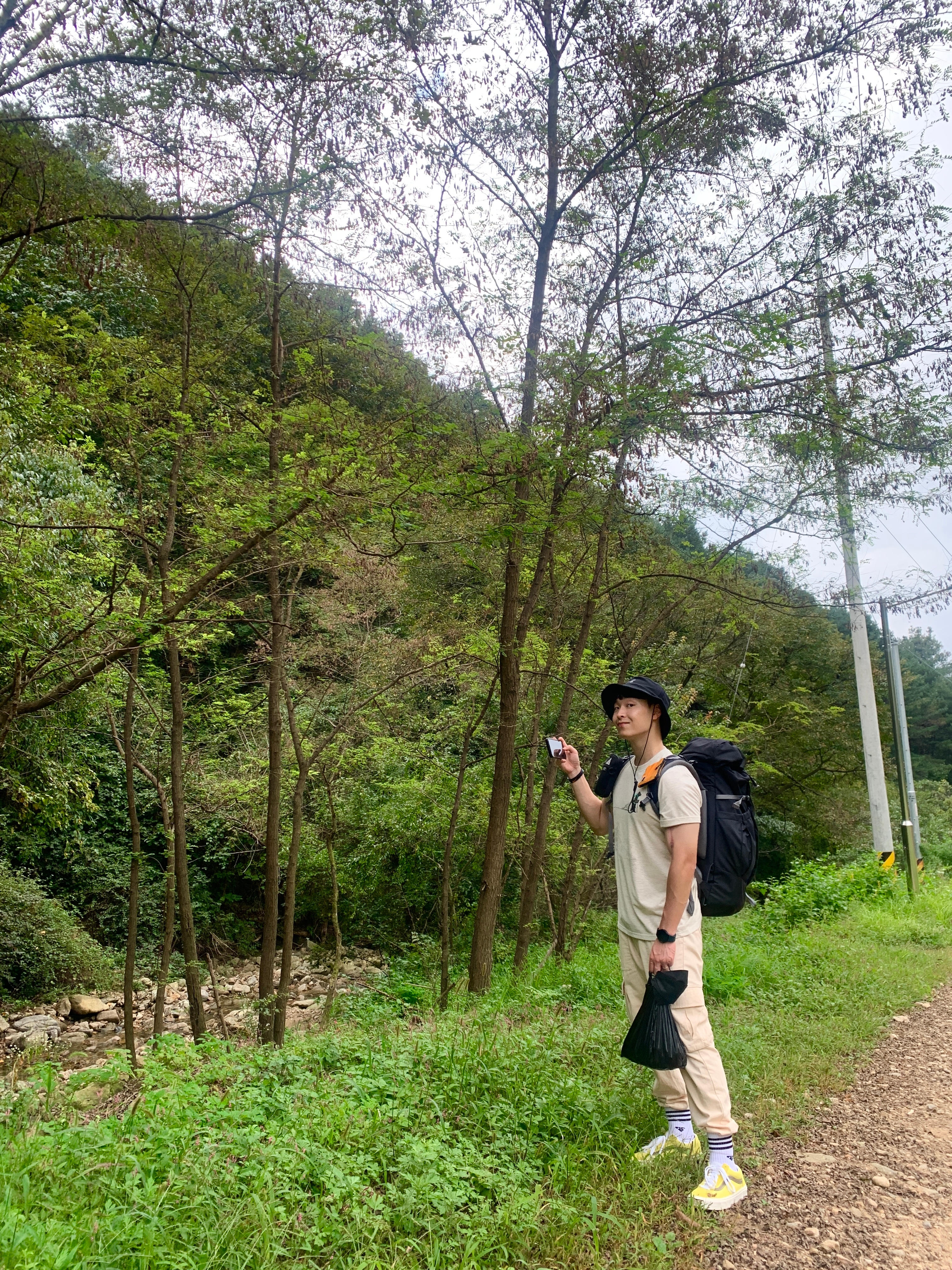 Vans Style 36 Suede Canvas Green Sheen, Nike ACG 36 Backpack Black 착용 스타일 - 2