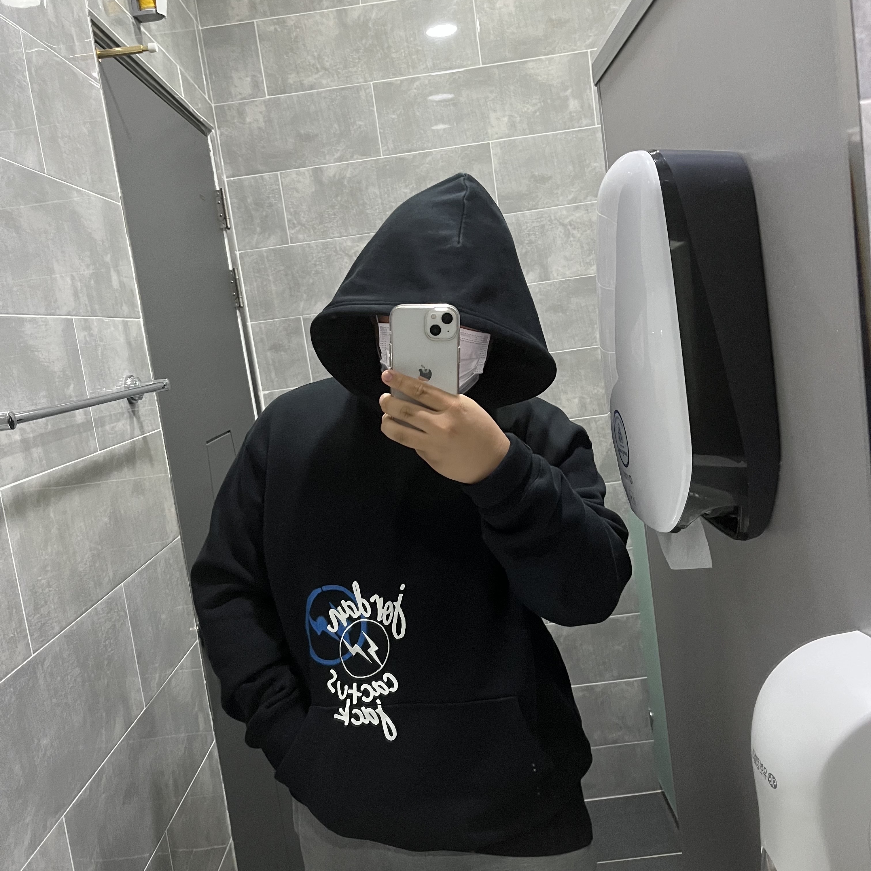 Jordan x Travis Scott x Fragment Hoodie Black (DJ0615-010) 착용 스타일