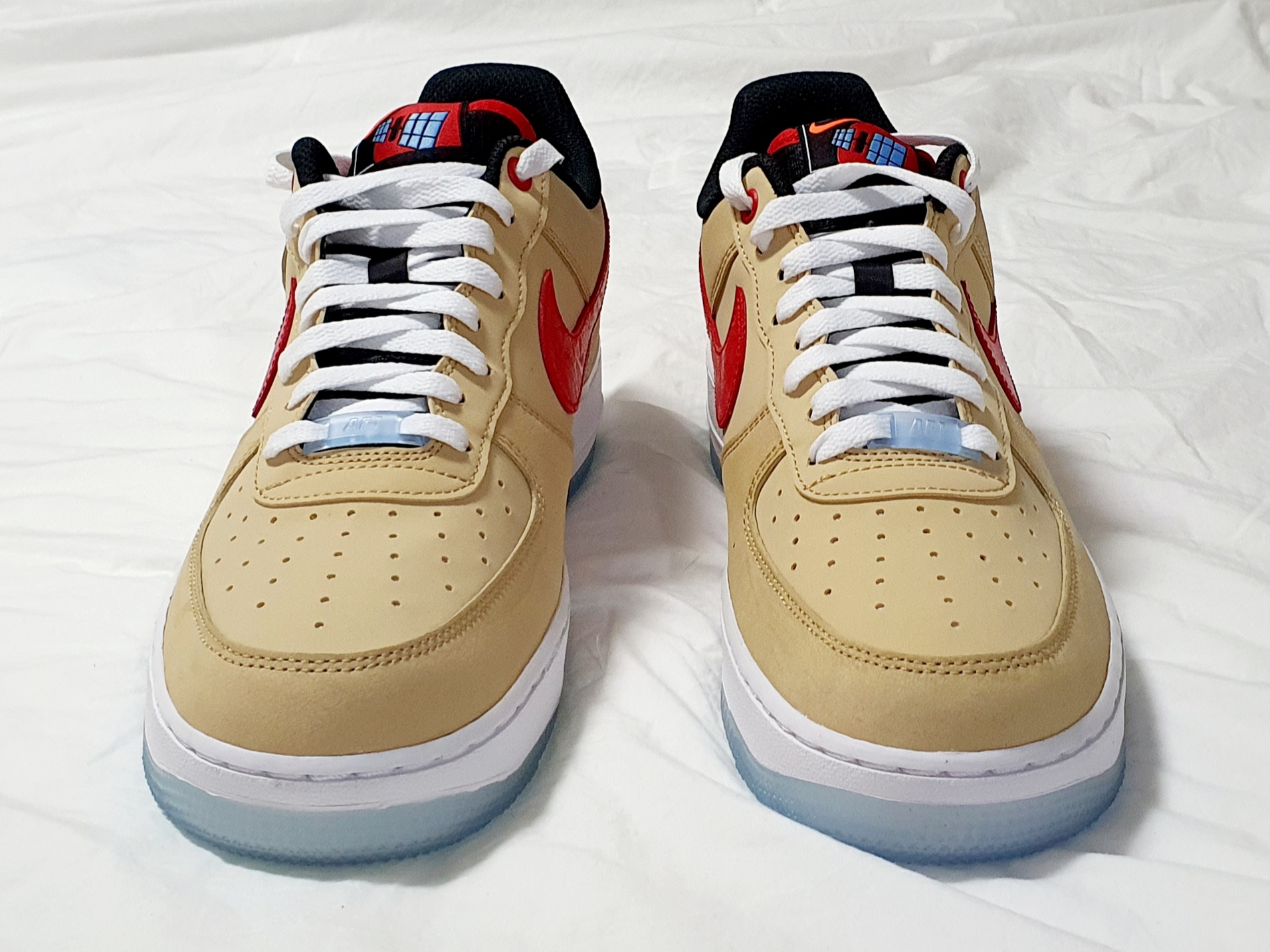 Nike Air Force 1 '07 LV8 Satellite Sesame 착용 스타일 - 4