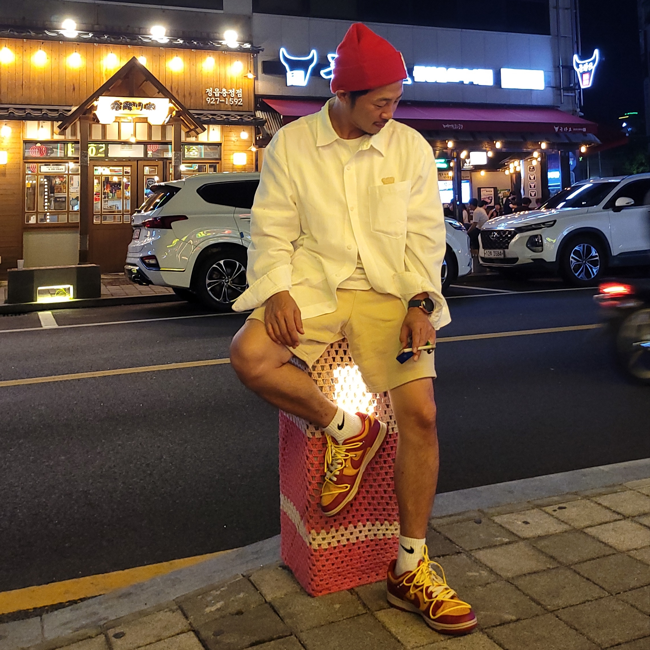 Nike Dunk Low Retro Championship Gold 착용 스타일