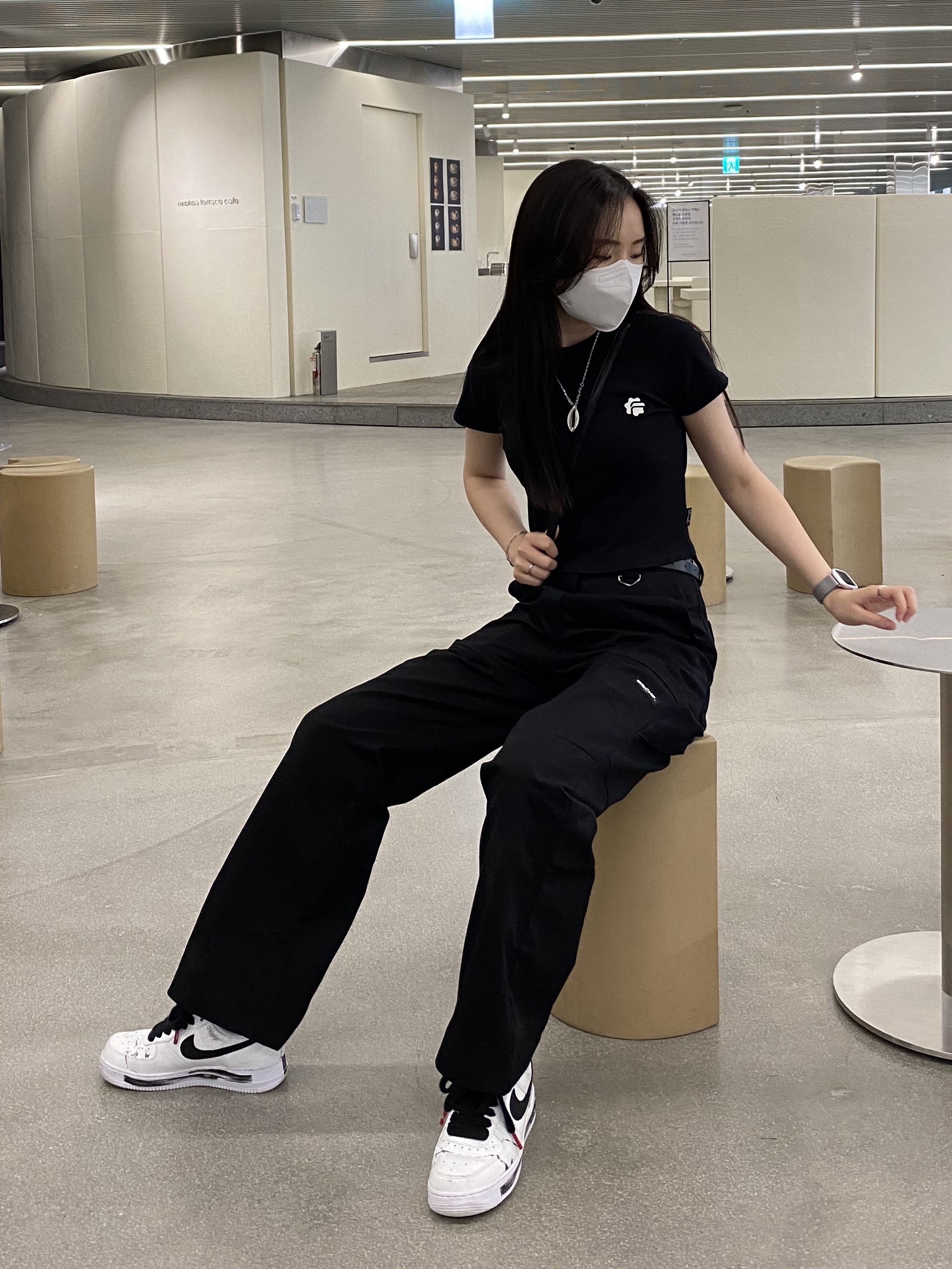 Nike x Peaceminusone Air Force 1 Low Para-Noise 2.0 착용 스타일 - 1