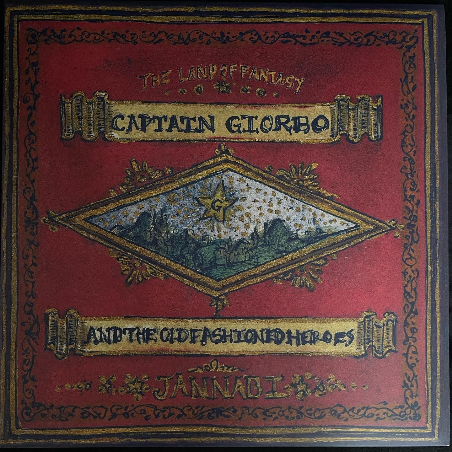 Jannabi The Land of Fantasy LP Clear Red & Orange Splatter Mix, Jannabi The Land of Fantasy LP Clear Blue & Yellow Splatter Mix 착용 스타일 - 1