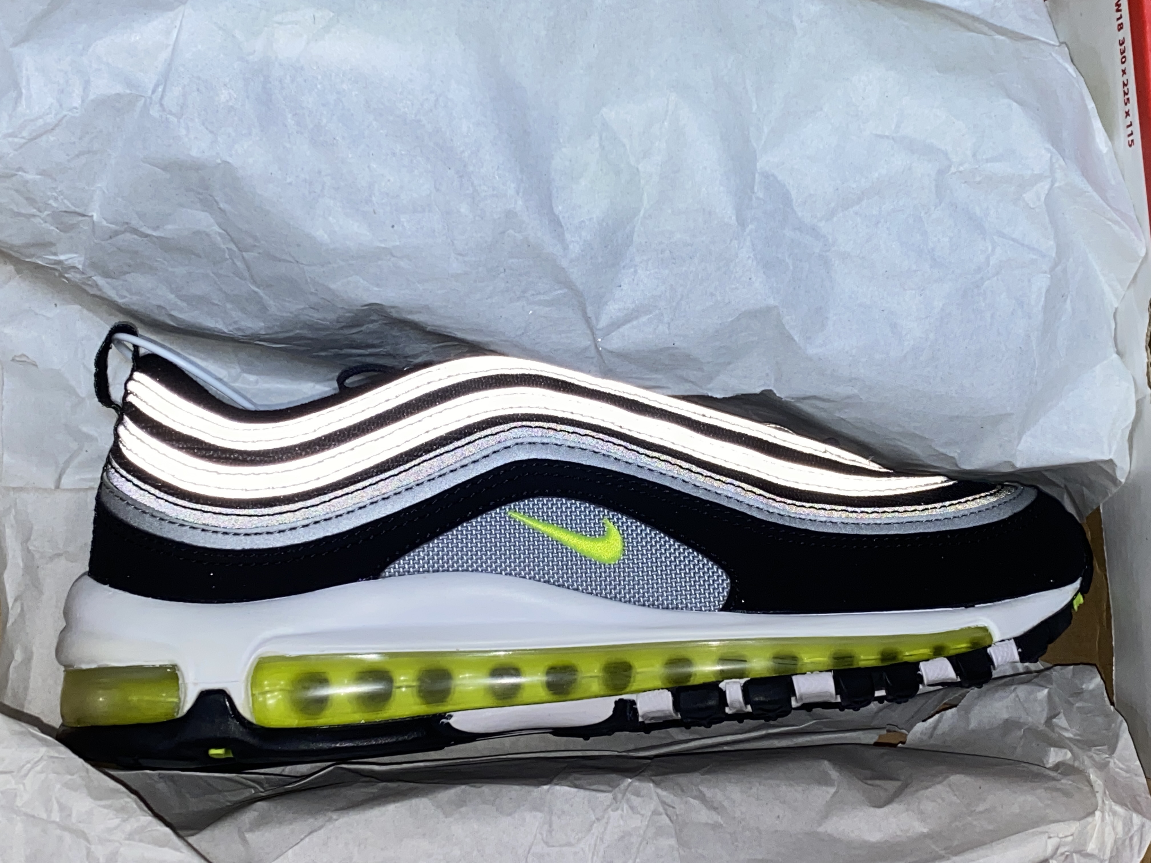 Nike Air Max 97 OG Black Volt Asia 착용 스타일