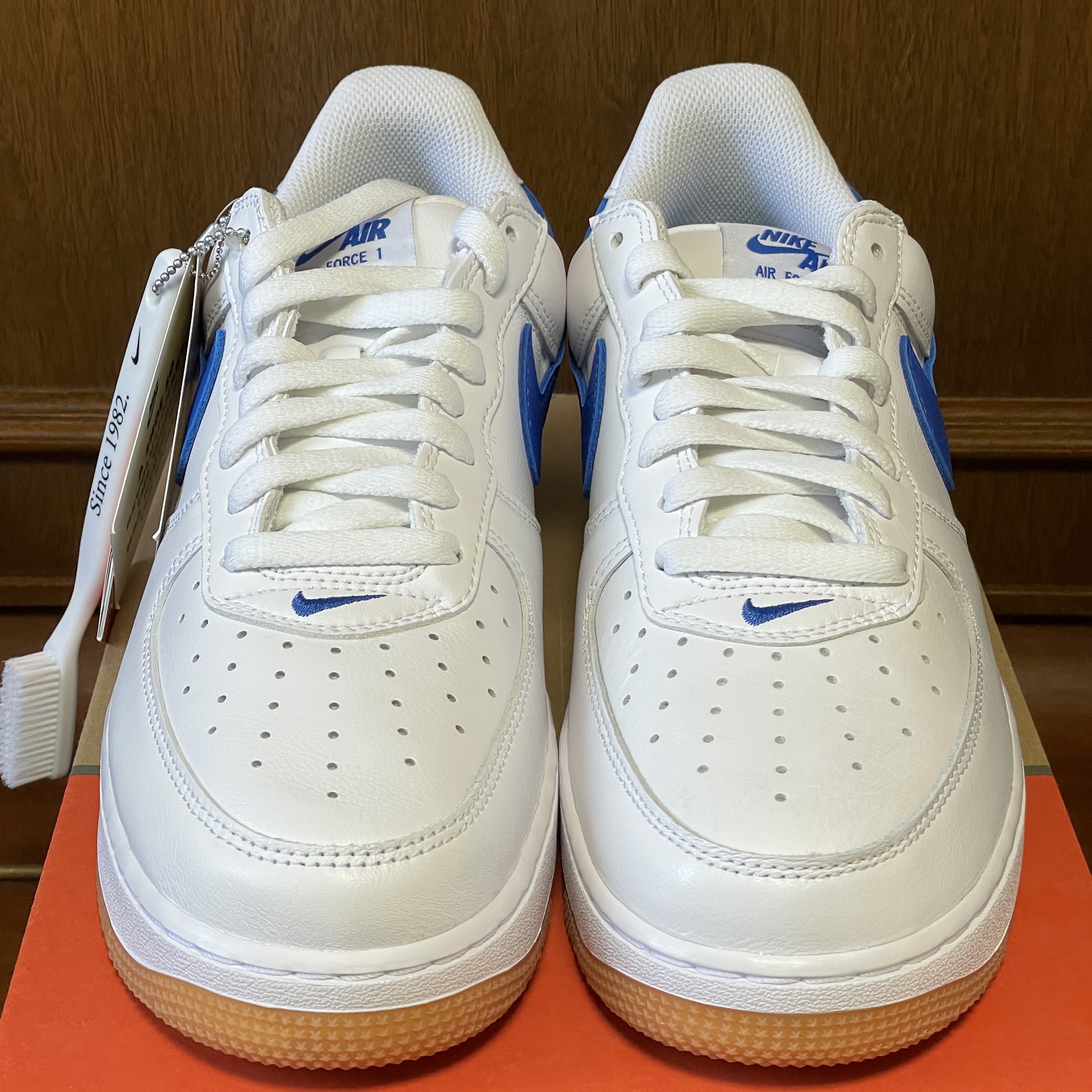 Nike Air Force 1 Low Retro Color of the Month Varsity Royal 착용 스타일 - 3
