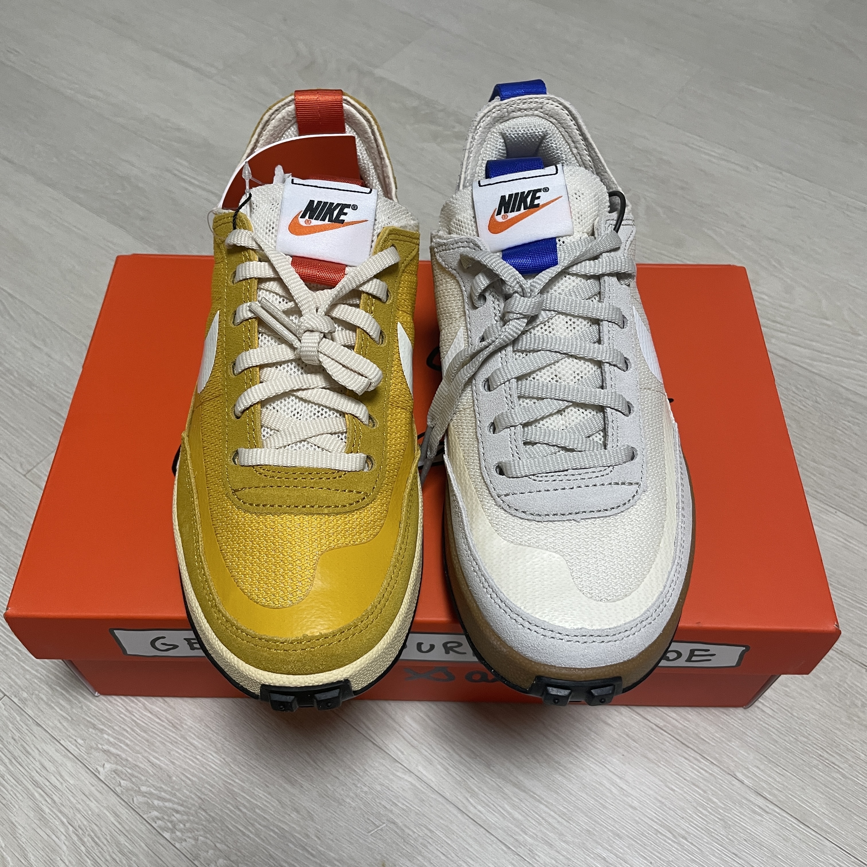 Nike x Tom Sachs General Purpose Shoe Archive, Nike x Tom Sachs General Purpose Shoe Light Cream 착용 스타일 - 1