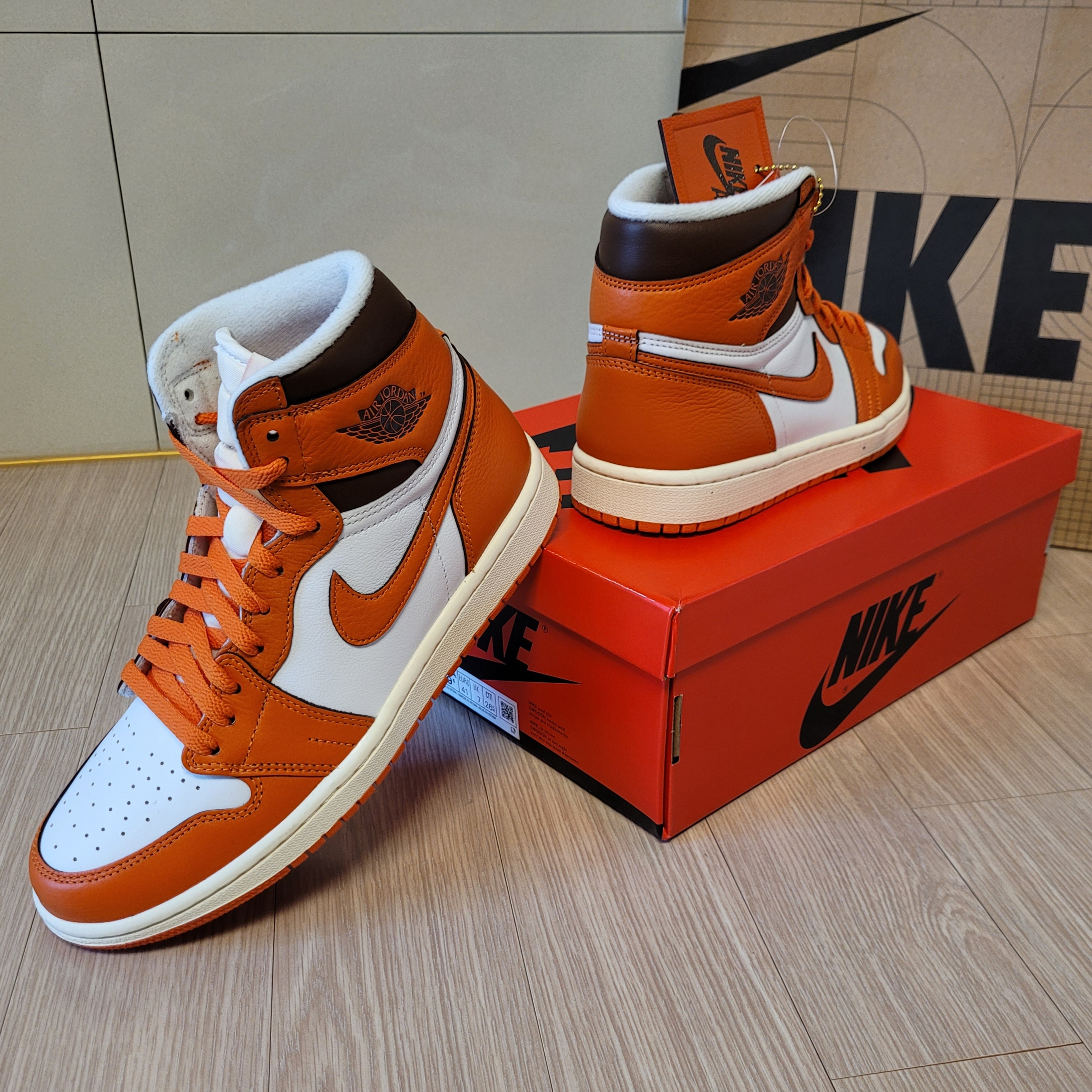 (W) Jordan 1 Retro High OG Starfish 착용 스타일 - 5