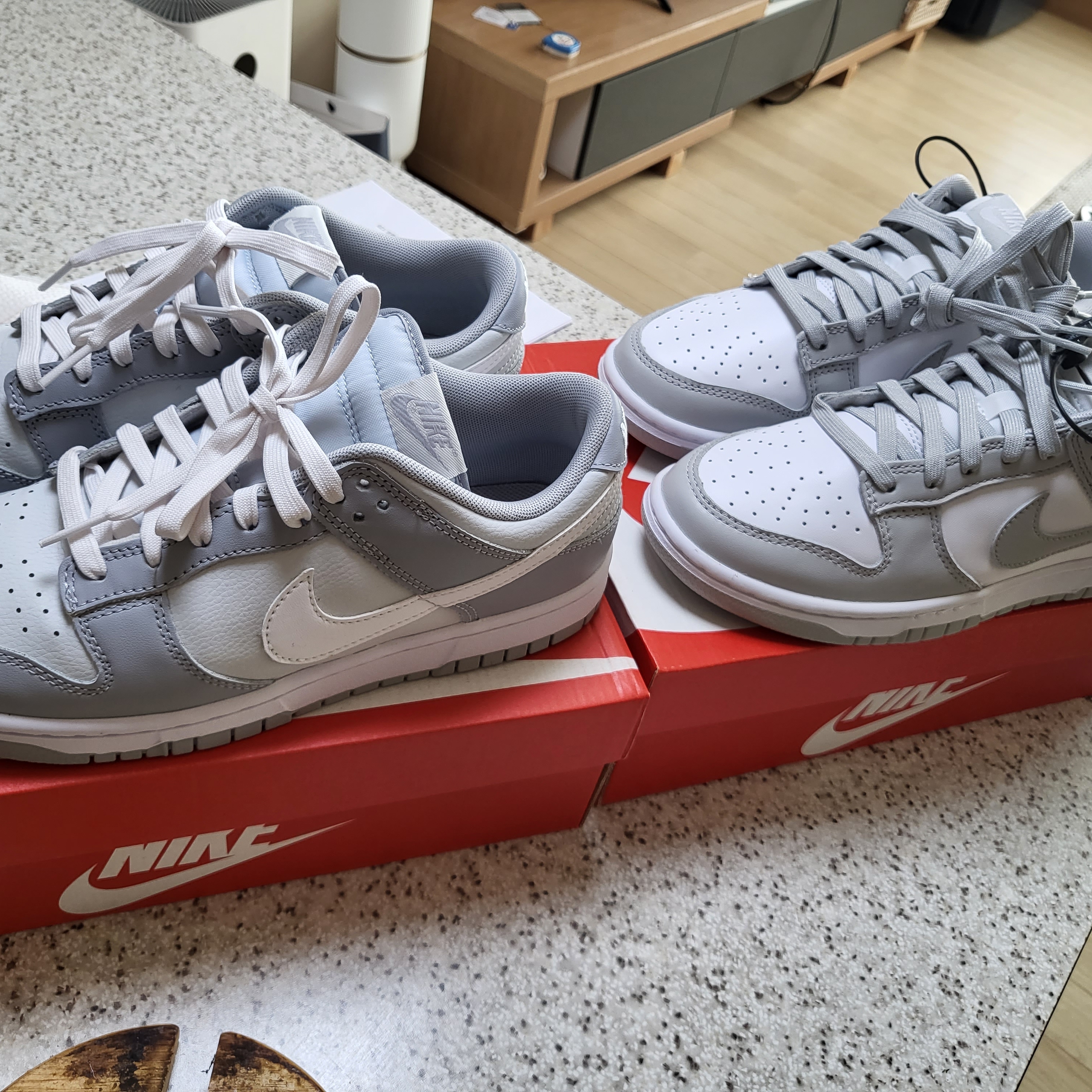 Nike Dunk Low Retro Grey Fog, Nike Dunk Low Retro Wolf Grey 착용 스타일 - 2