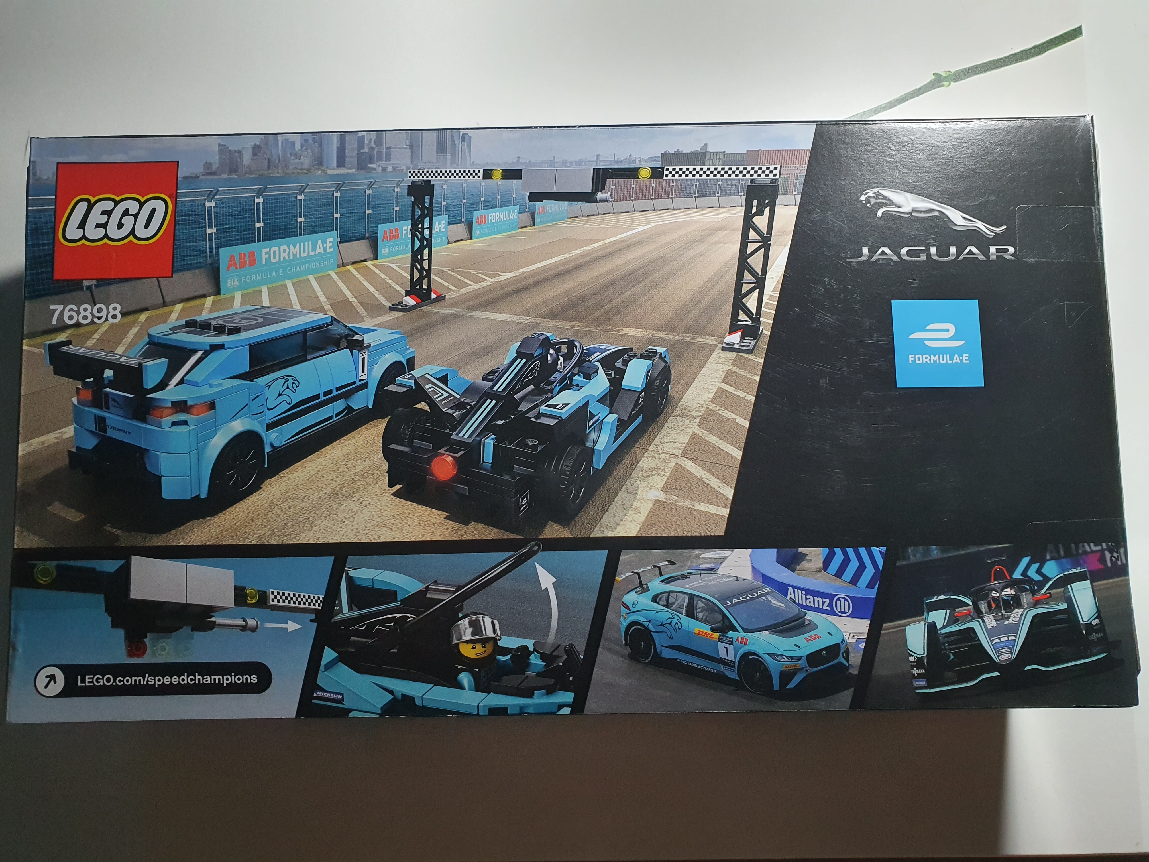 Lego Formula E Panasonic Jaguar Racing GEN2 Car & Jaguar I-Pace Etrophy 착용 스타일 - 2