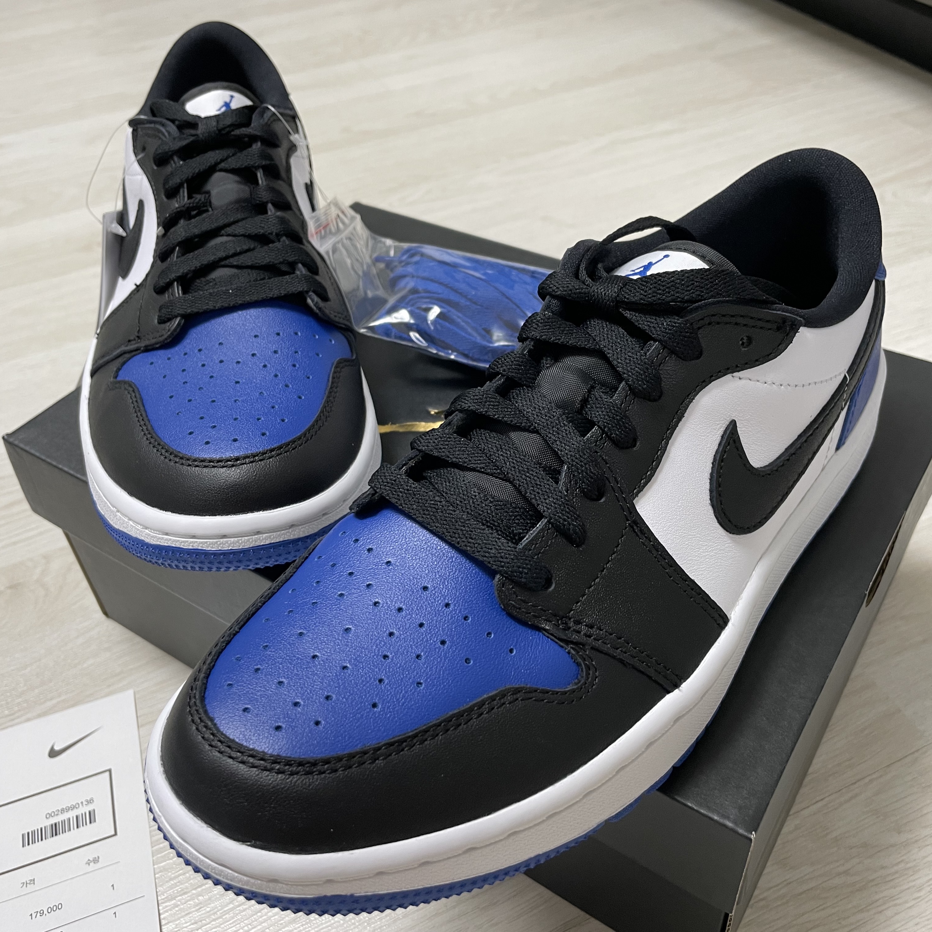 Jordan 1 Low Golf Sport Royal 착용 스타일