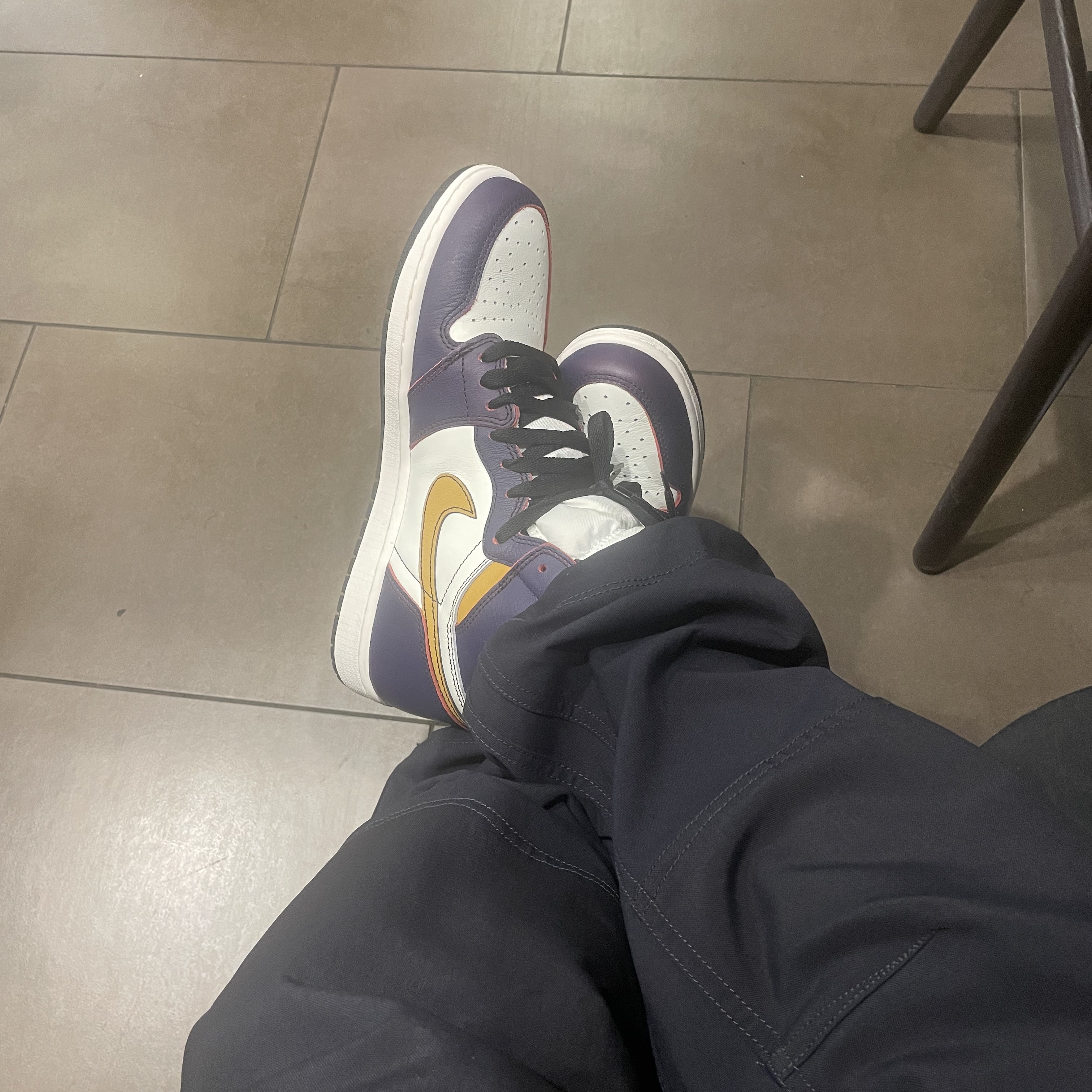 Jordan 1 Retro High OG Defiant SB LA to Chicago 착용 스타일