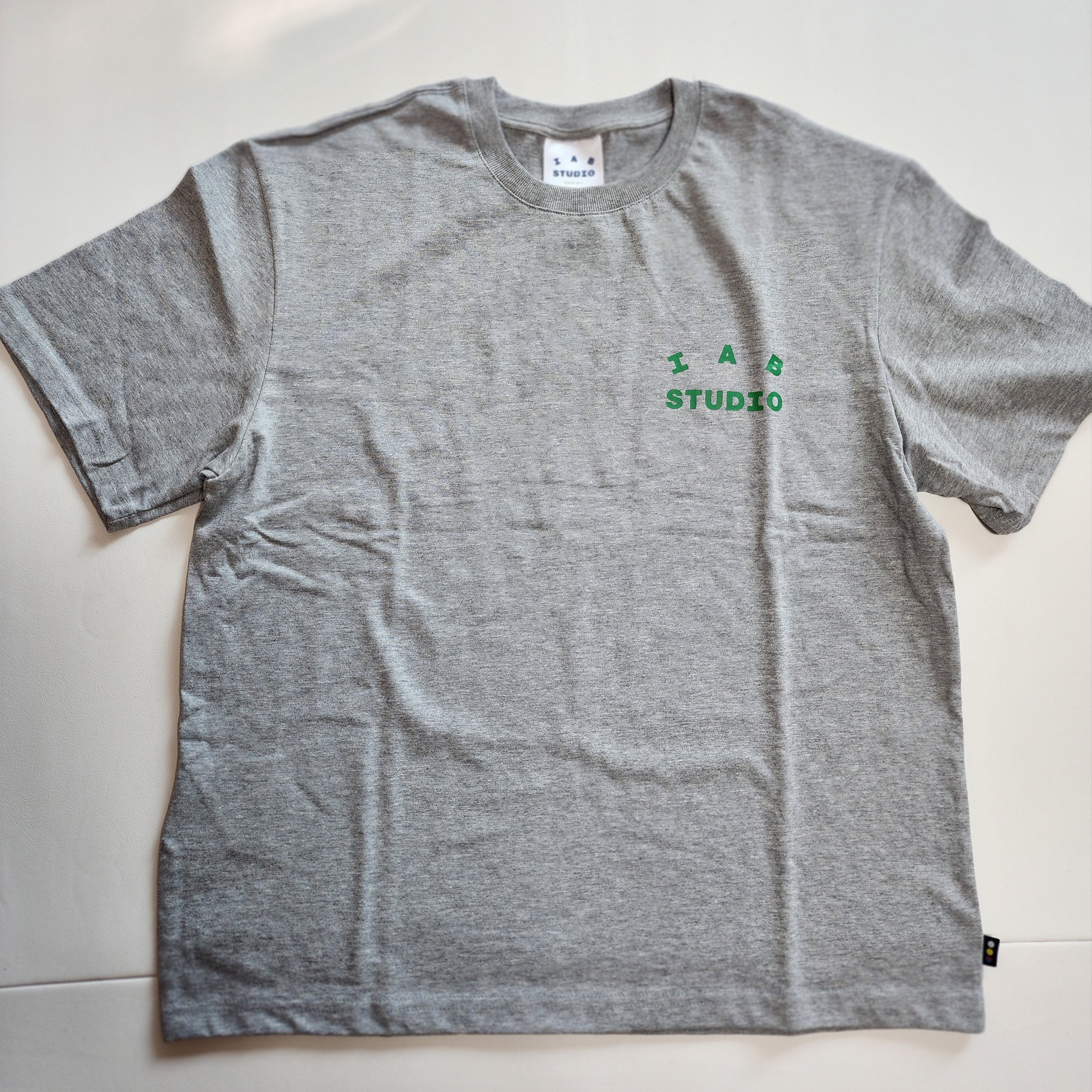 IAB Studio T-Shirt Gray Green - 22FW 착용 스타일 - 1