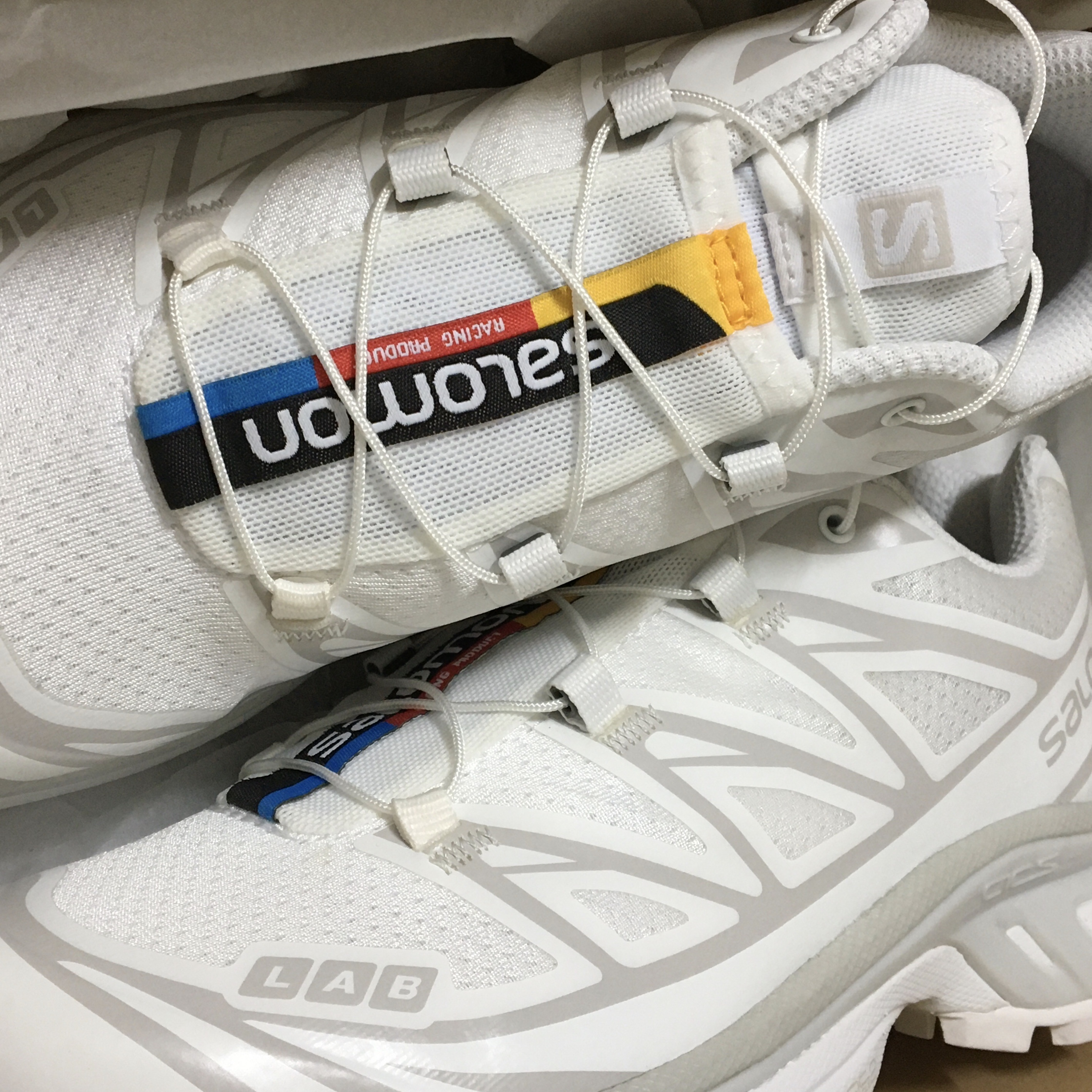 Salomon XT-6 ADV White 착용 스타일