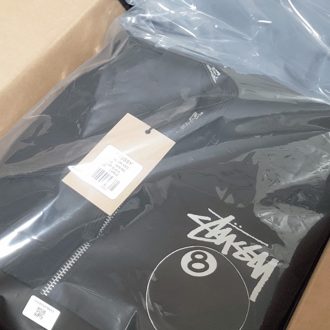 Stussy 8 Ball Hoodie Black - 21FW 착용 스타일