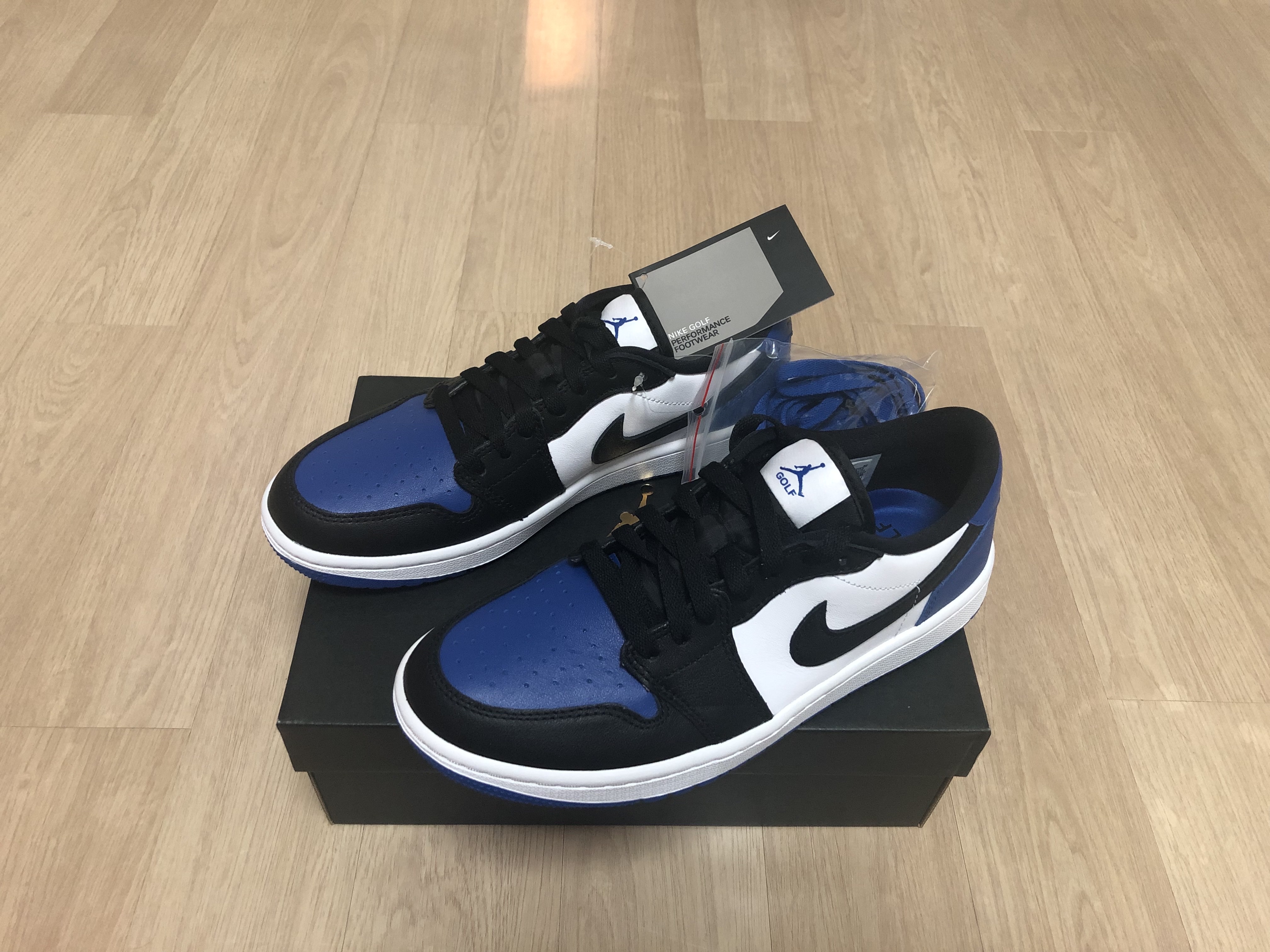 Jordan 1 Low Golf Sport Royal 착용 스타일 - 1