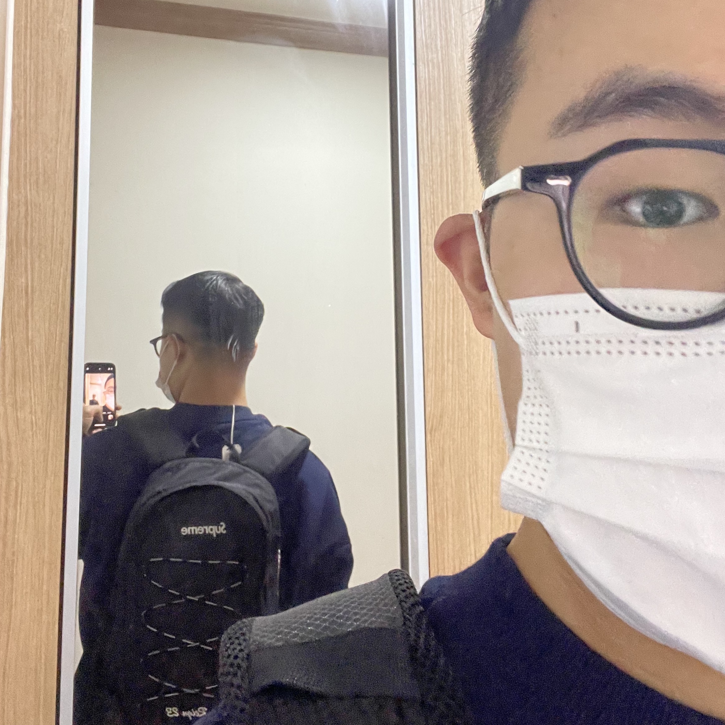 Nike x J.Crew Killshot 2 Sail Midnight Navy, Supreme Backpack Black - 22SS 착용 스타일 - 2