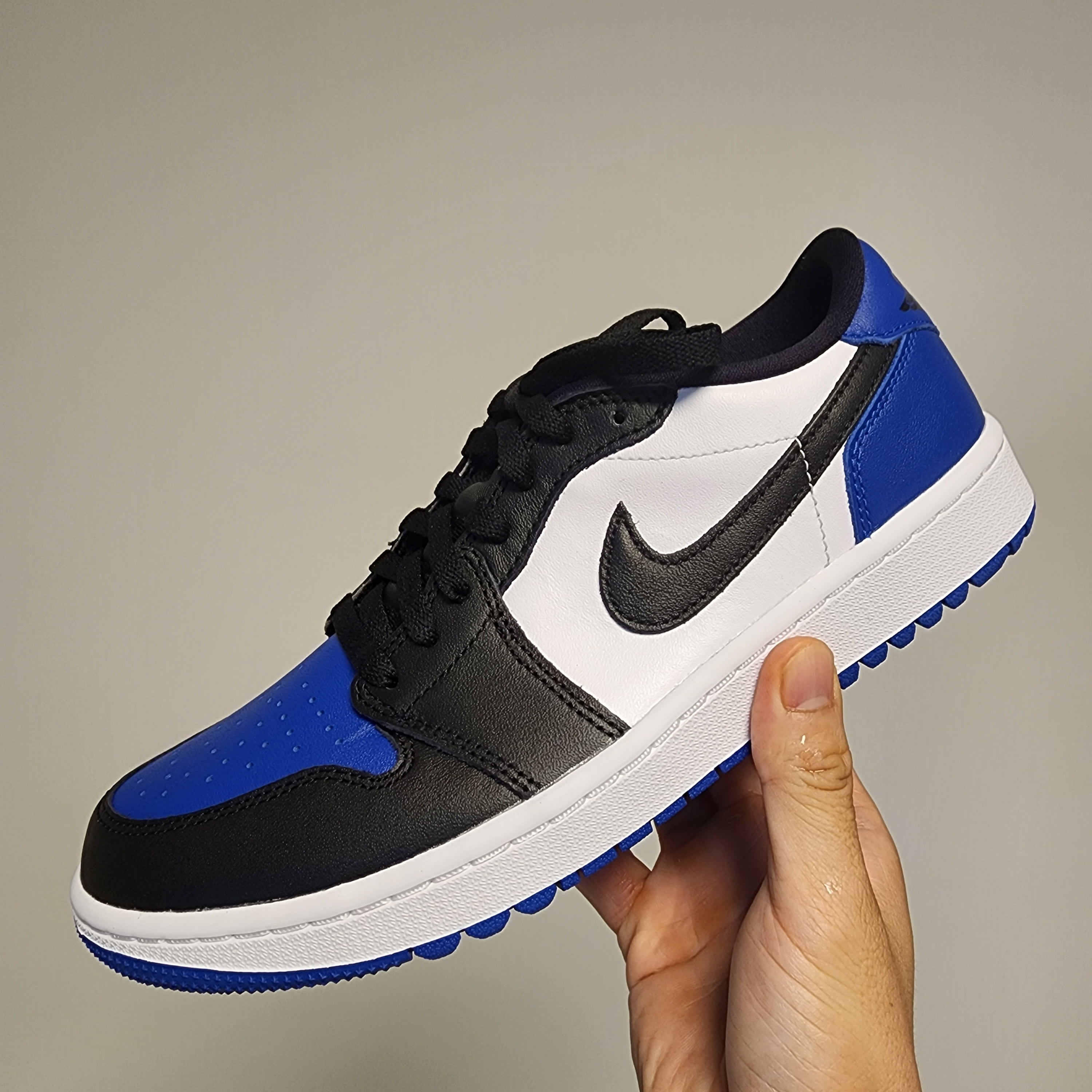 Jordan 1 Low Golf Sport Royal 착용 스타일 - 1