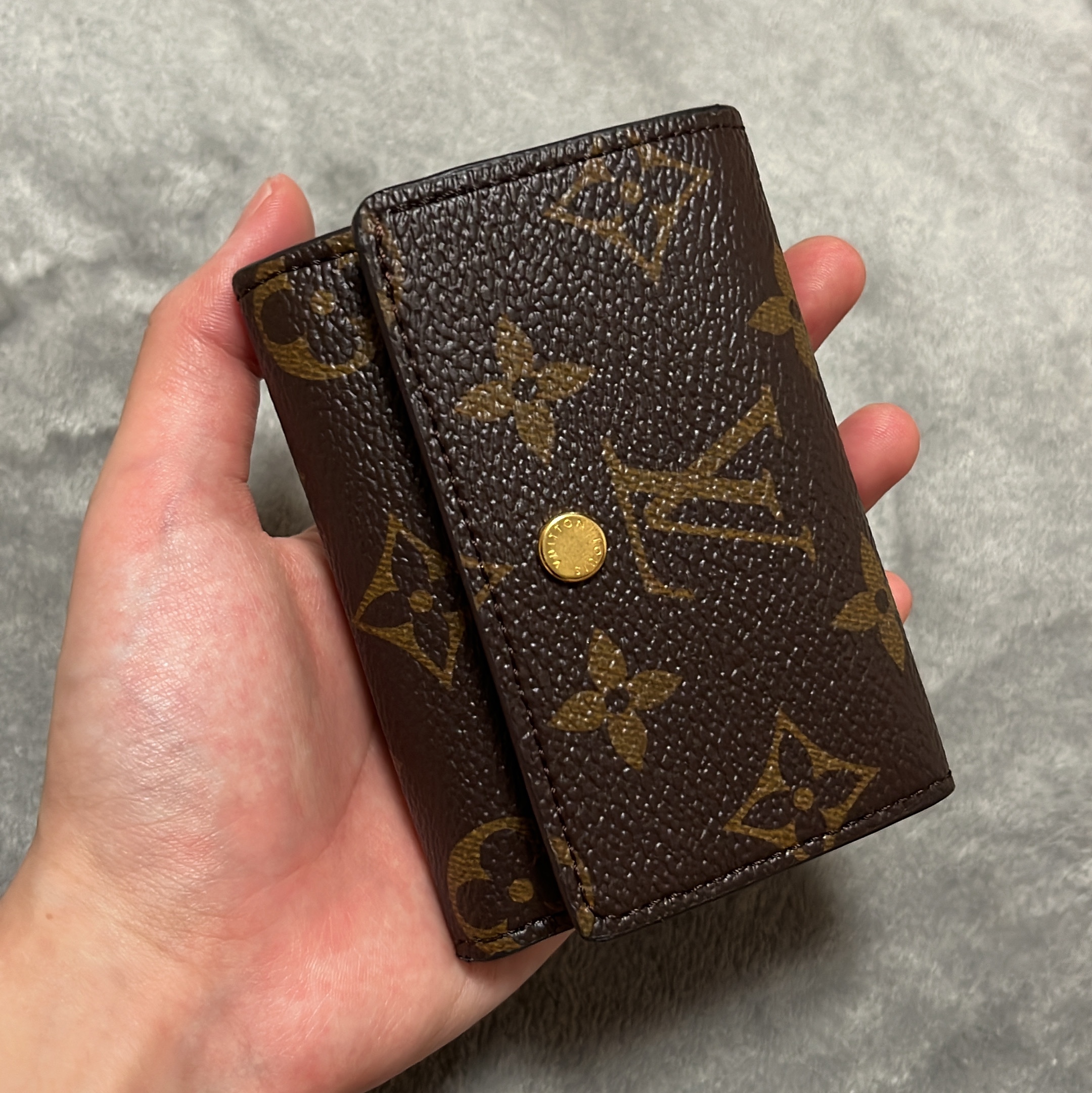 Louis Vuitton Micro Wallet Monogram 착용 스타일