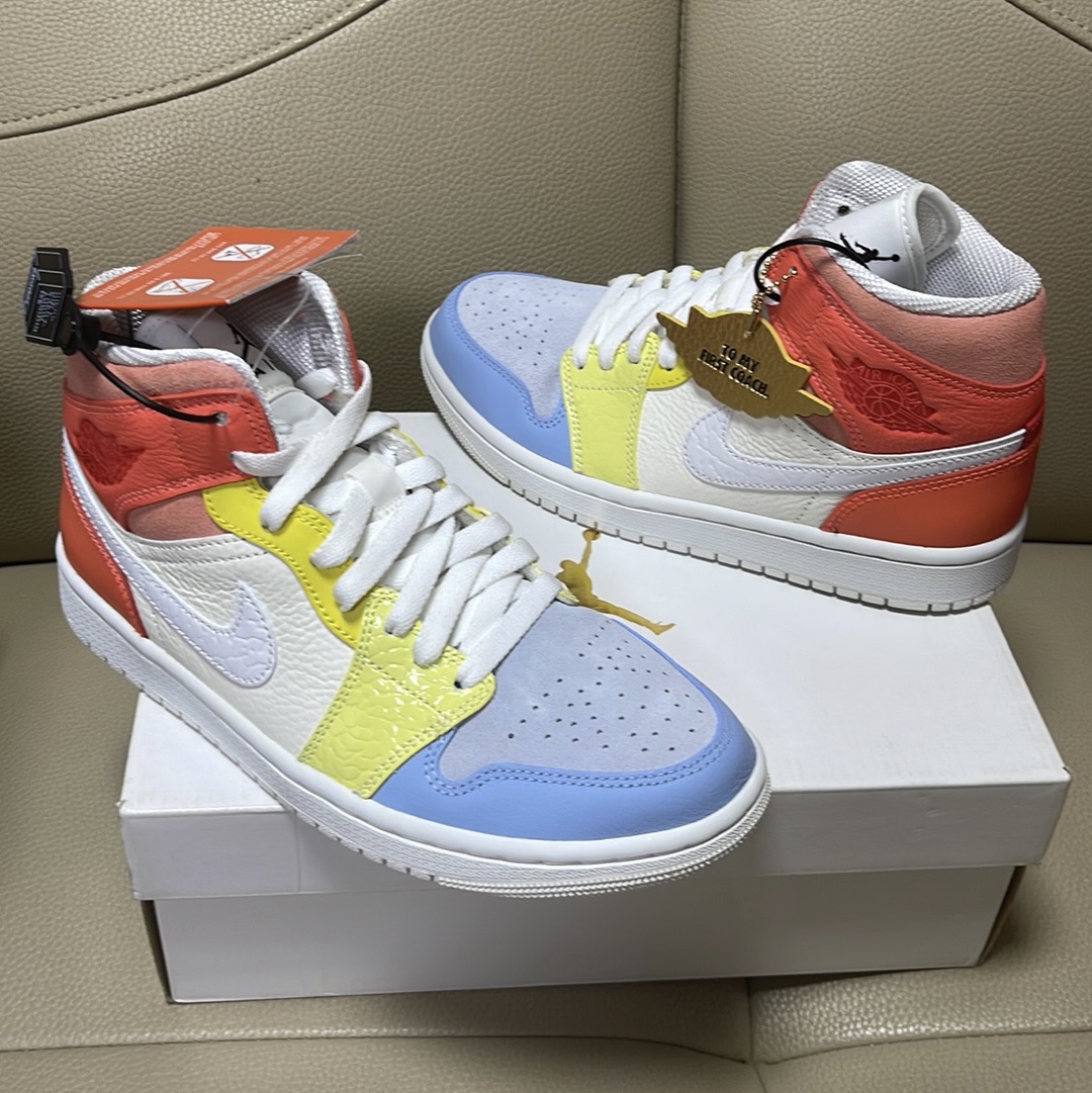(W) Jordan 1 Mid To My First Coach 착용 스타일 - 5
