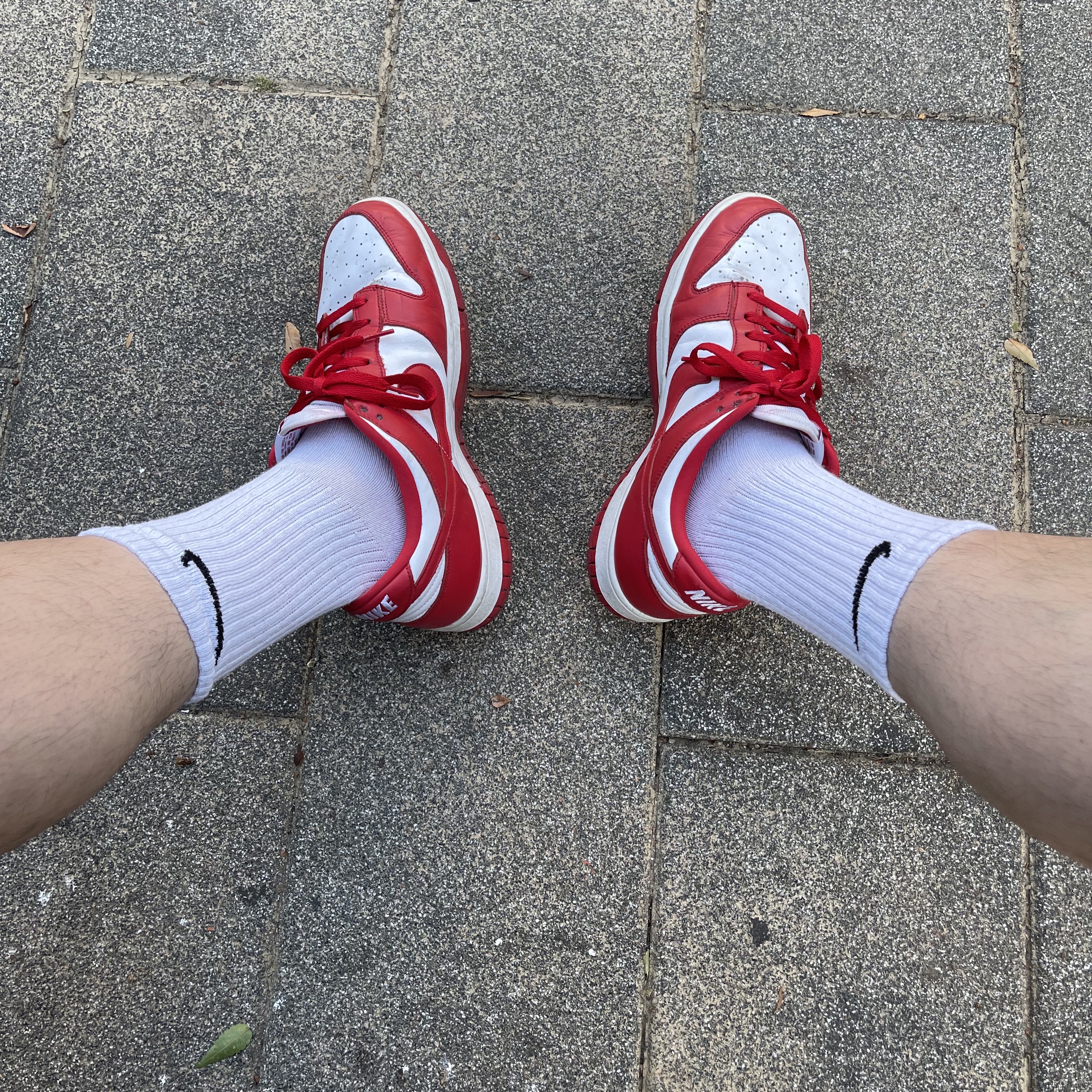 Nike Dunk Low SP University Red 2020 착용 스타일 - 2