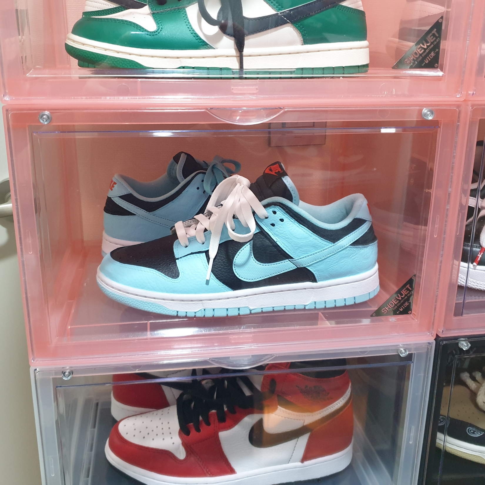 Nike Dunk Low Retro SE Barber Shop Black 착용 스타일 - 2