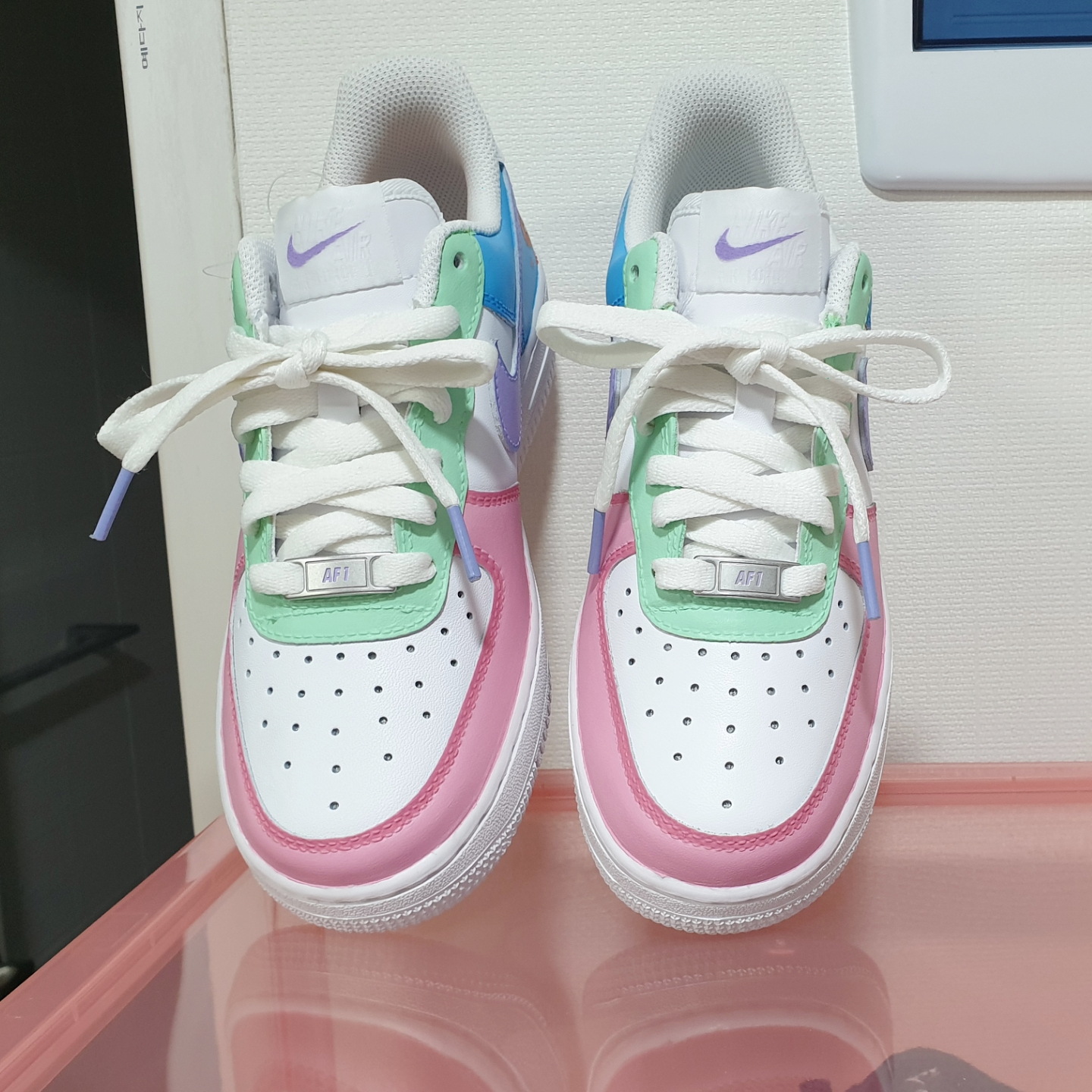(W) Nike Air Force 1 '07 Low White 착용 스타일 - 3
