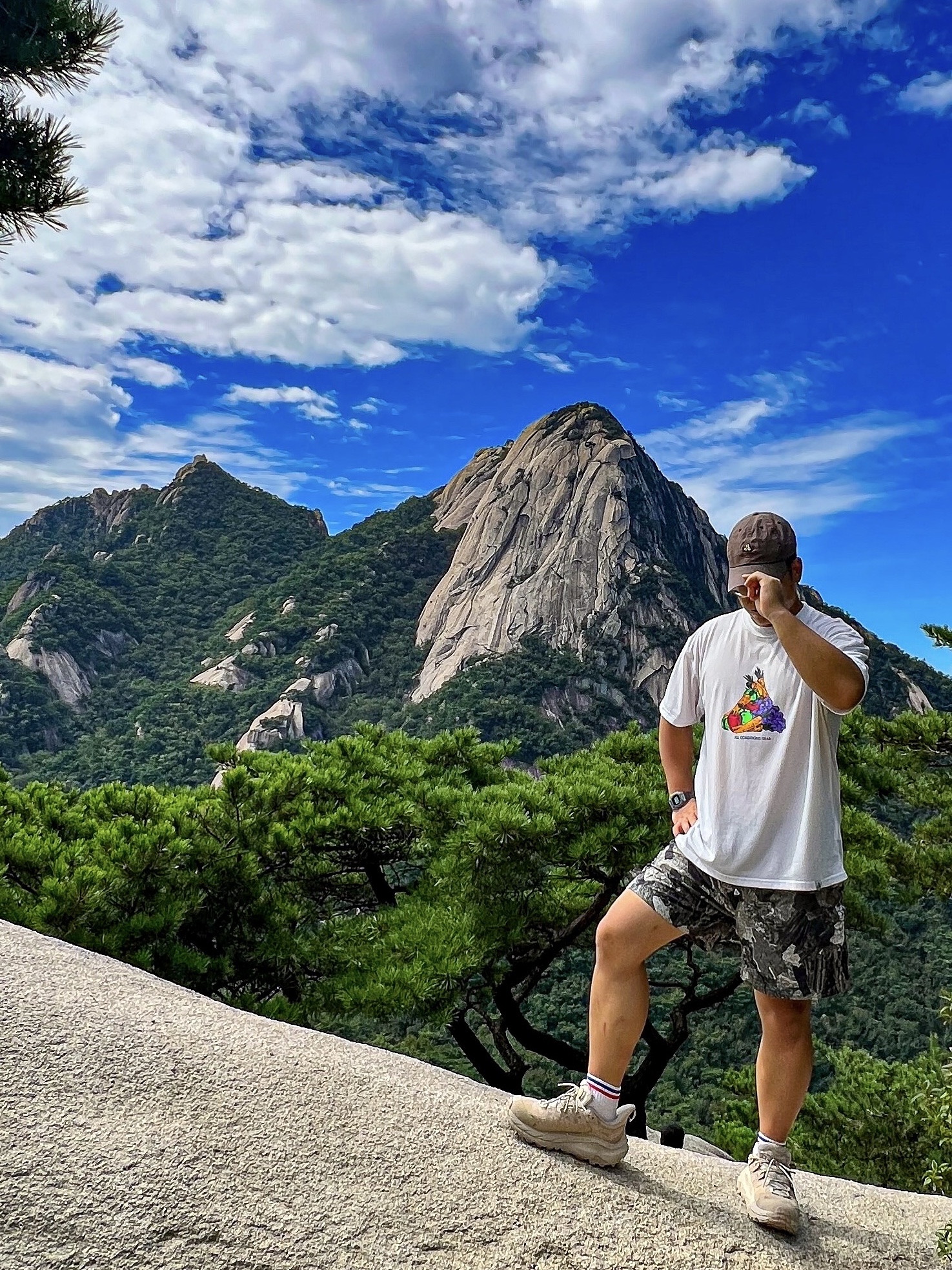 Nike ACG Heritage 86 Cap Hazel Rush, Nike ACG Fruit and Veggies T-Shirt - Asia 착용 스타일 - 4