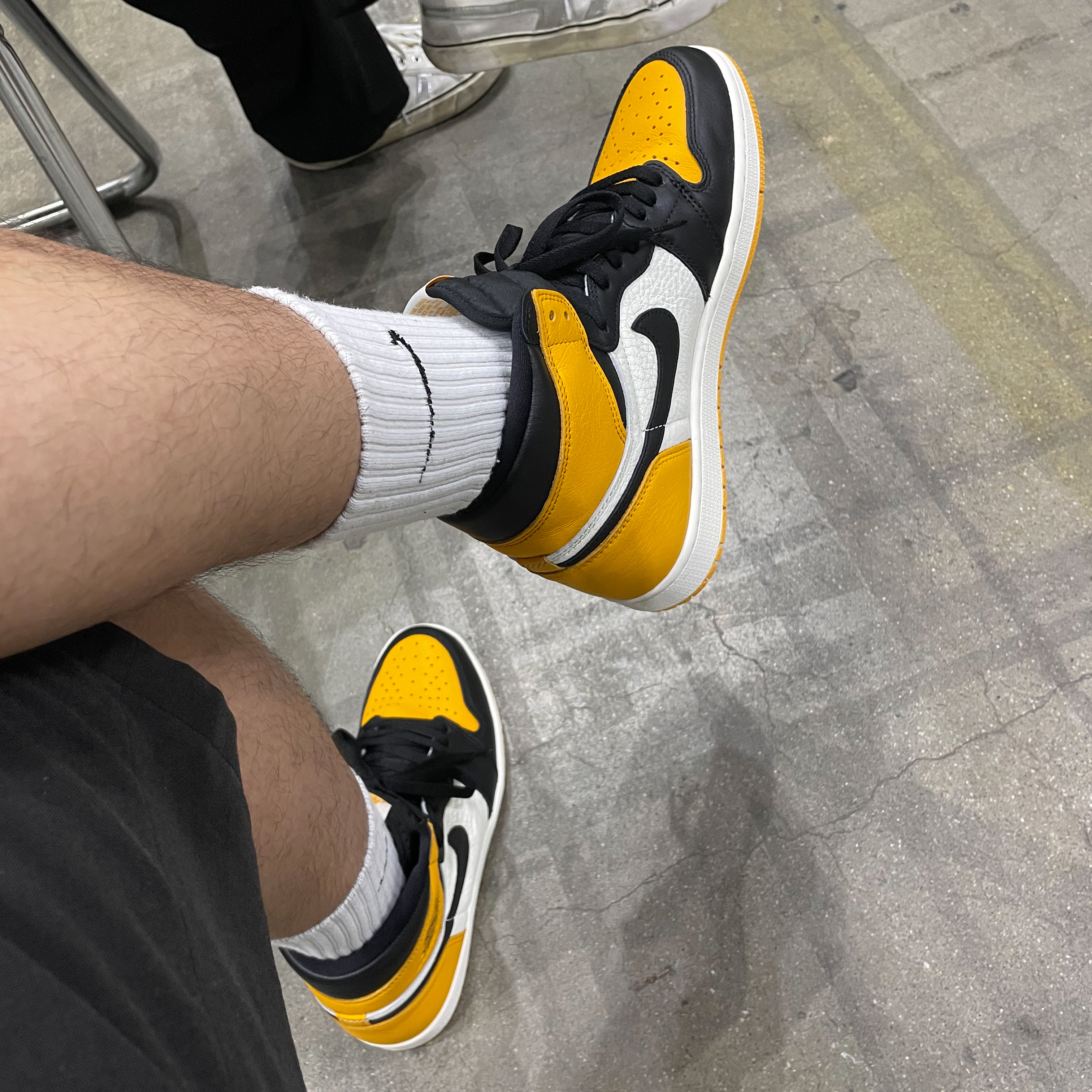 Jordan 1 Retro High OG Taxi 착용 스타일