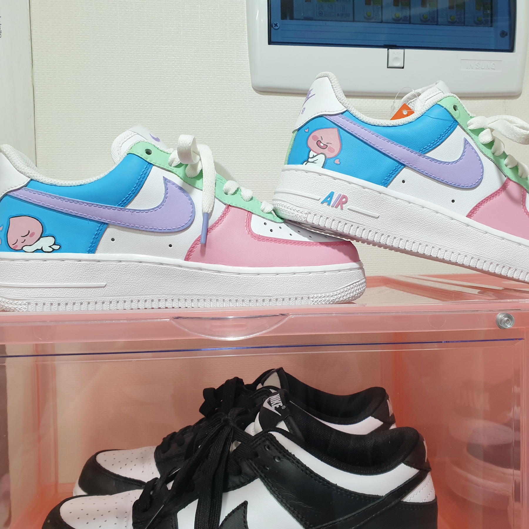 (W) Nike Air Force 1 '07 Low White 착용 스타일 - 1