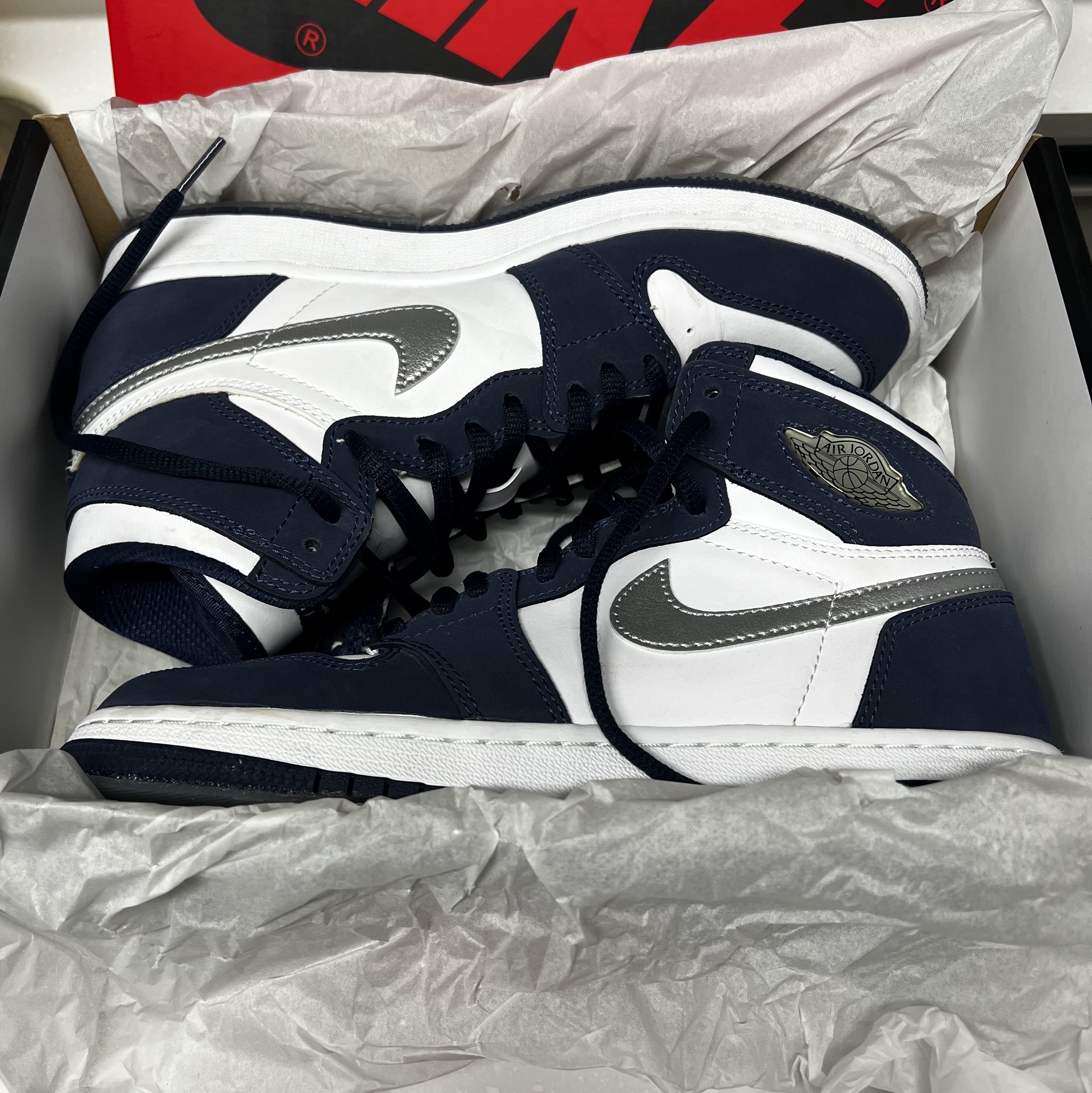(GS) Jordan 1 Retro High OG CO.JP Midnight Navy 착용 스타일