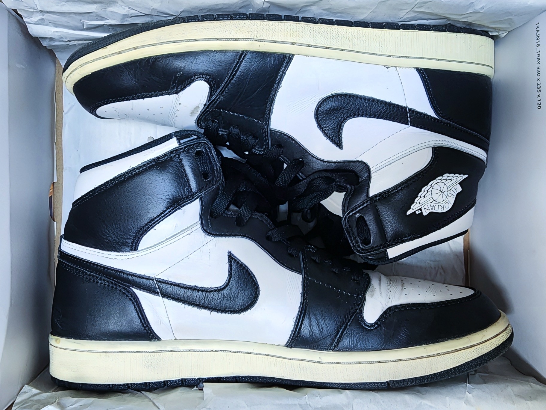 Jordan 1 Retro High OG Black White 2014 착용 스타일