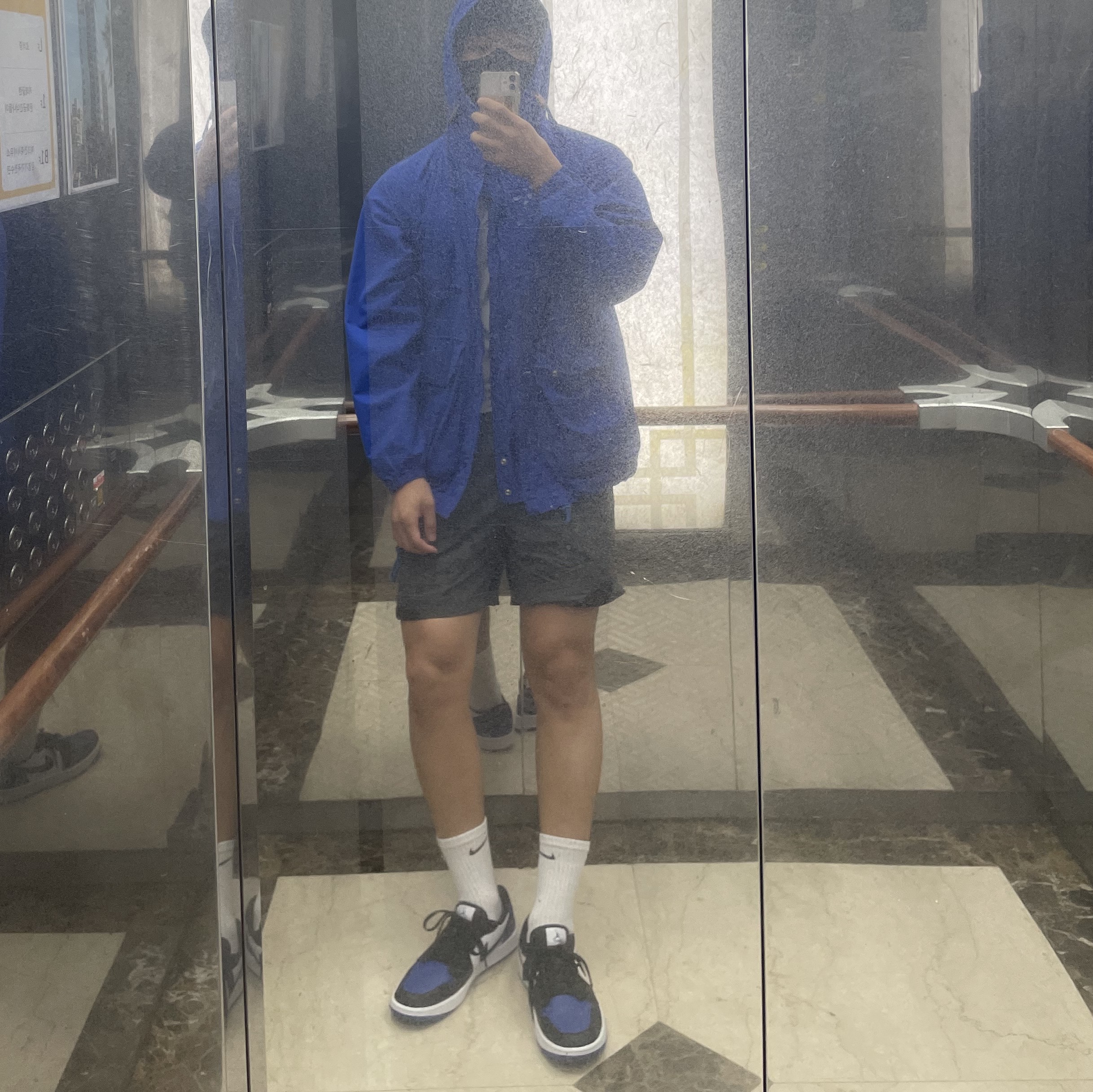 Jordan 1 Low Golf Sport Royal 착용 스타일