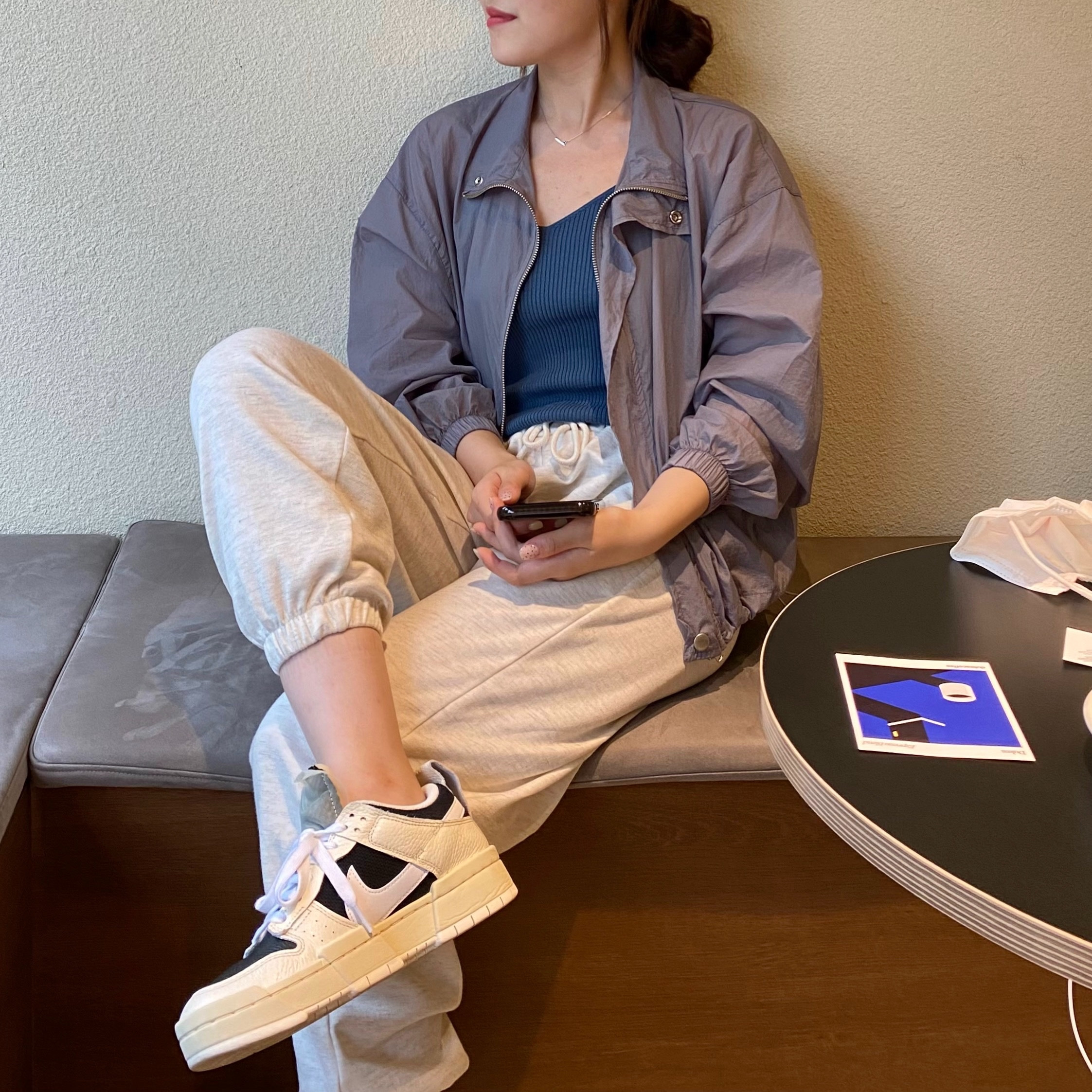 (W) Nike Dunk Low Disrupt Pale Ivory 착용 스타일 - 1