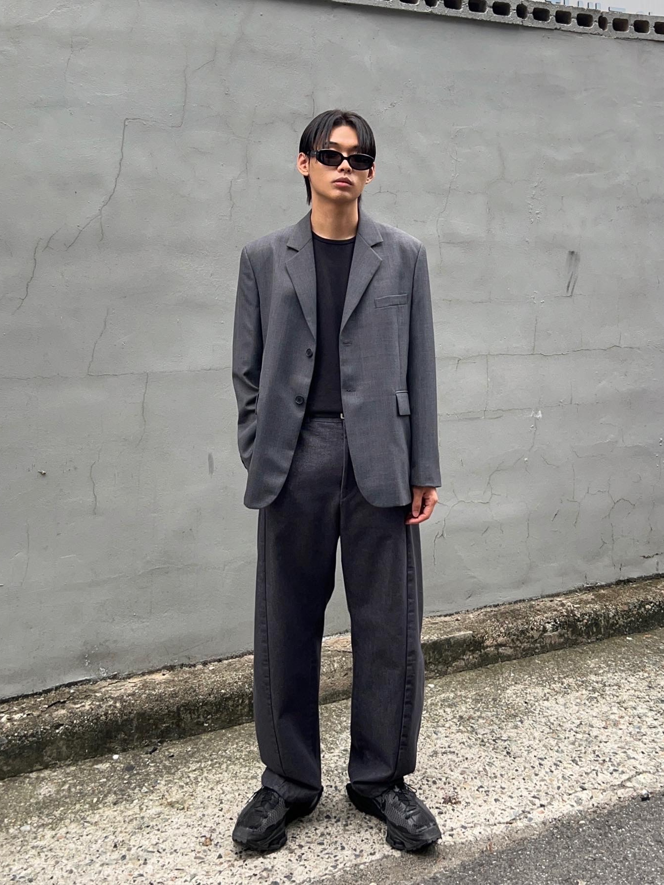 Nike x Matthew M Williams Zoom 004 Triple Black 착용 스타일 - 2