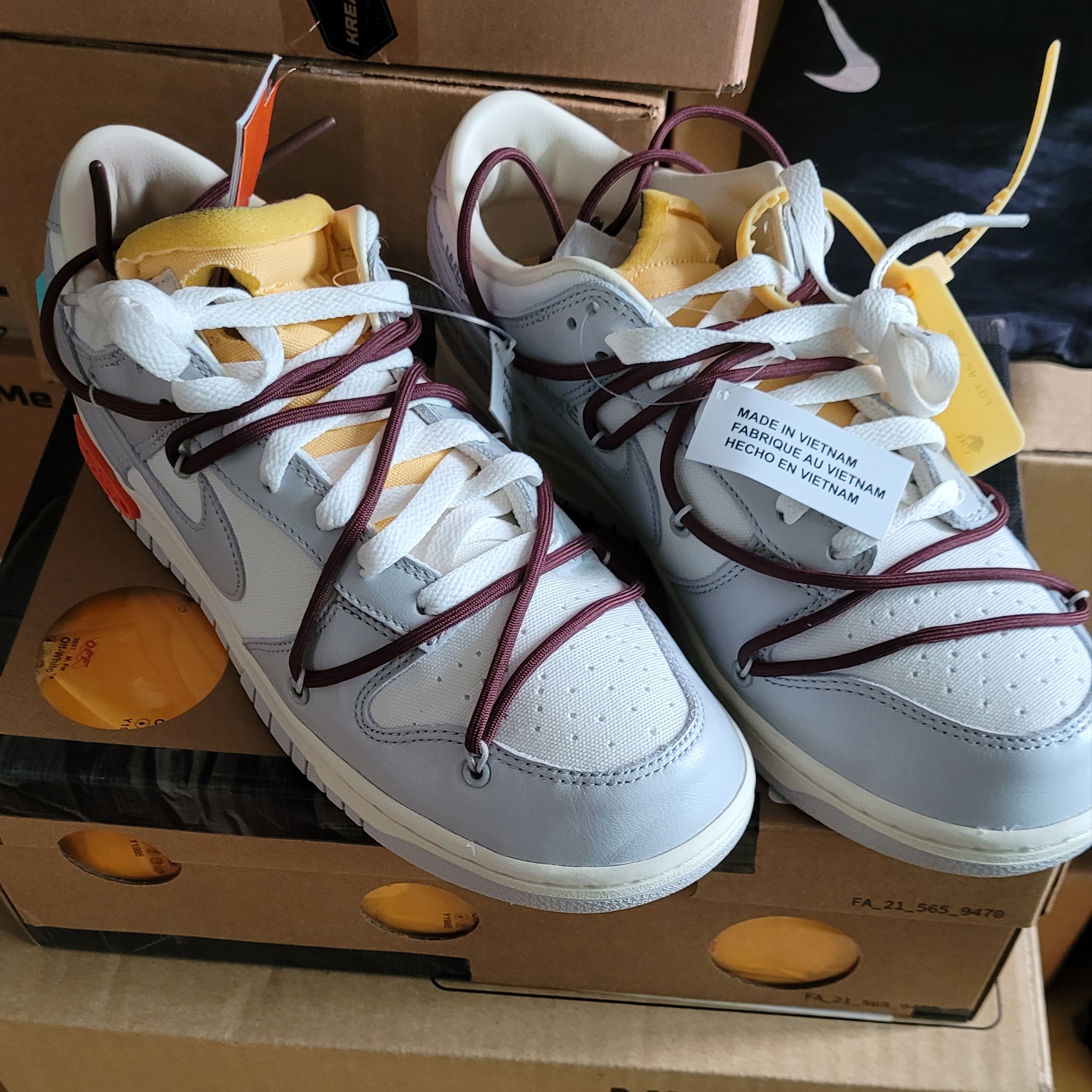 Nike x Off-White Dunk Low The 50 - Lot 46 착용 스타일