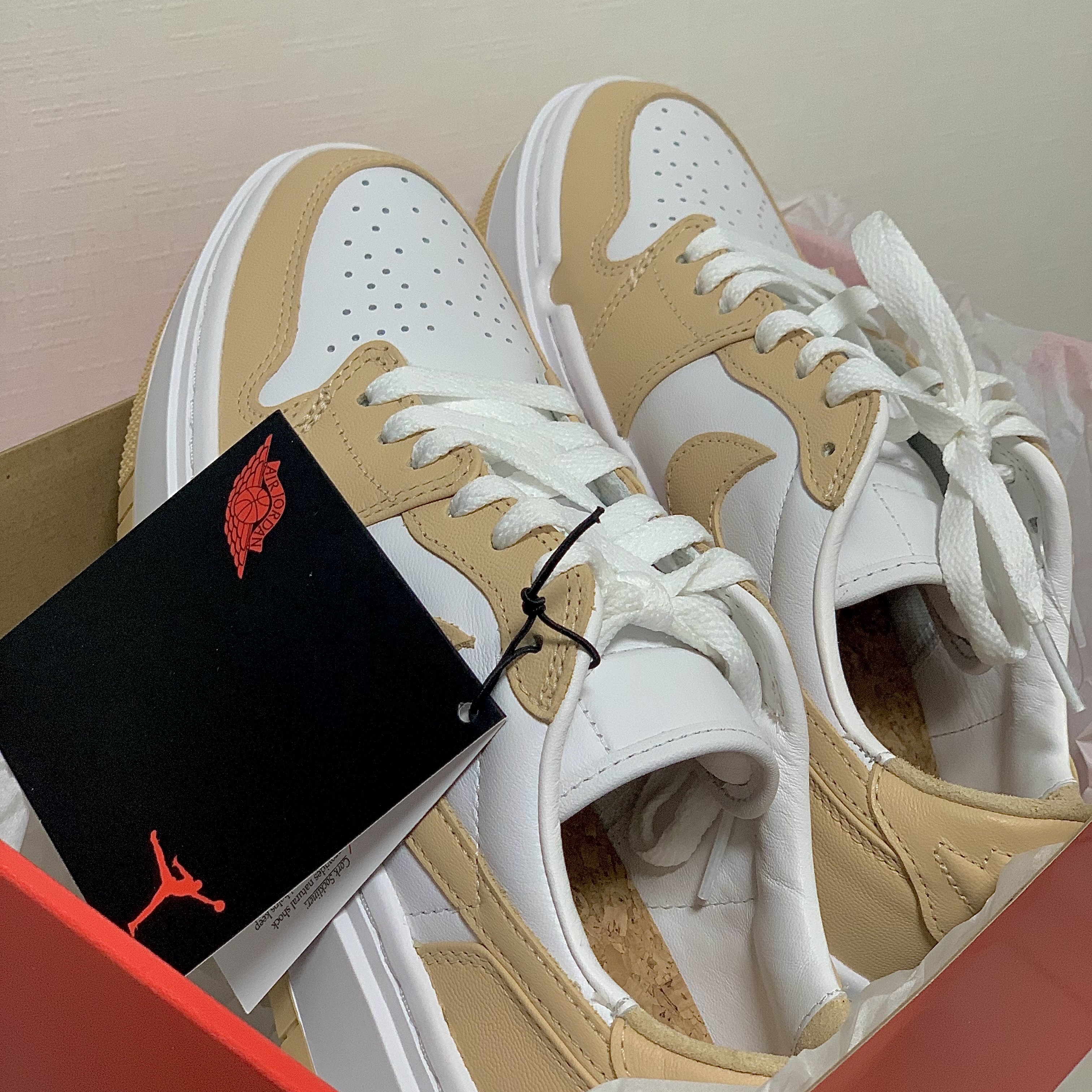 (W) Jordan 1 Elevate Low White Onyx 착용 스타일 - 1