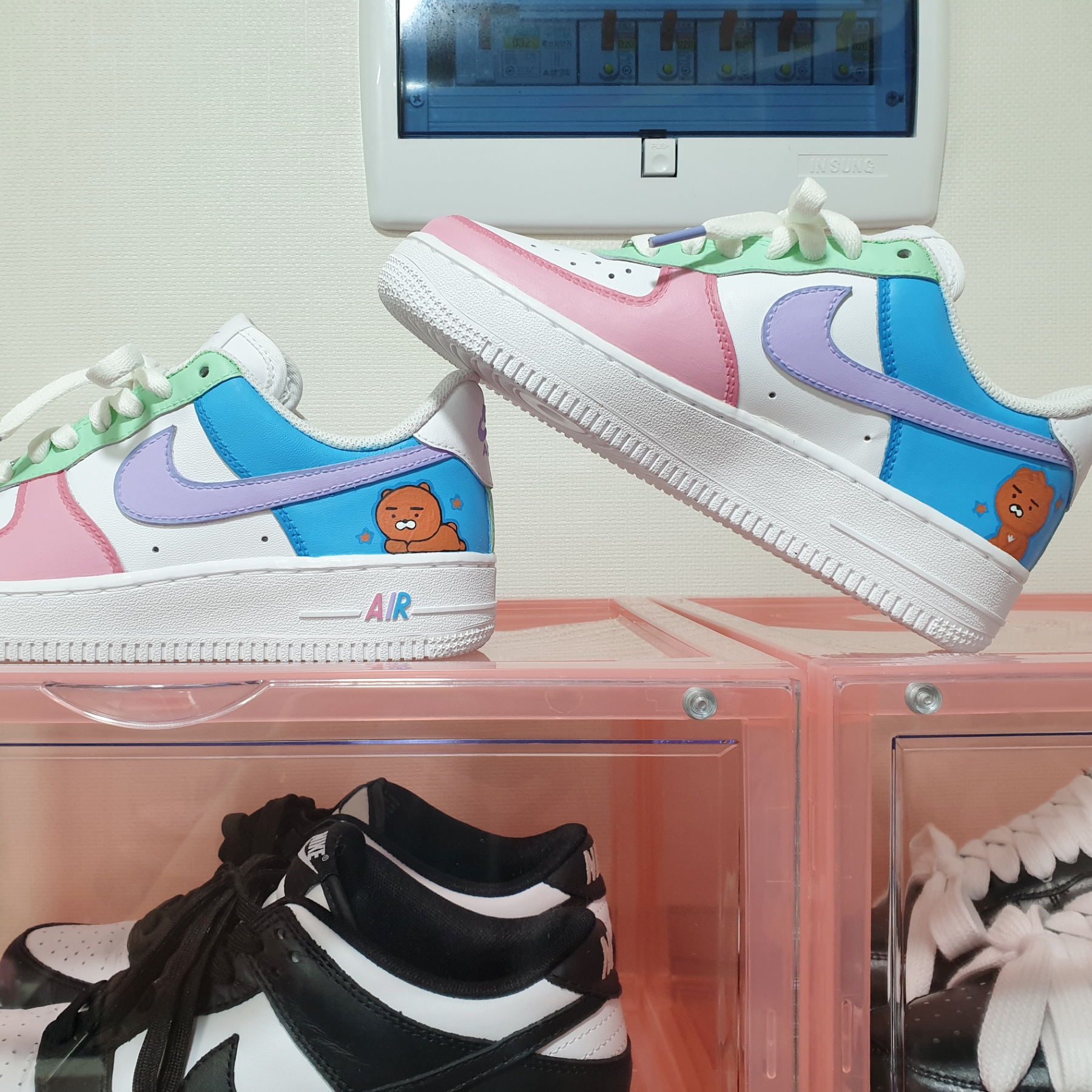 (W) Nike Air Force 1 '07 Low White 착용 스타일 - 2