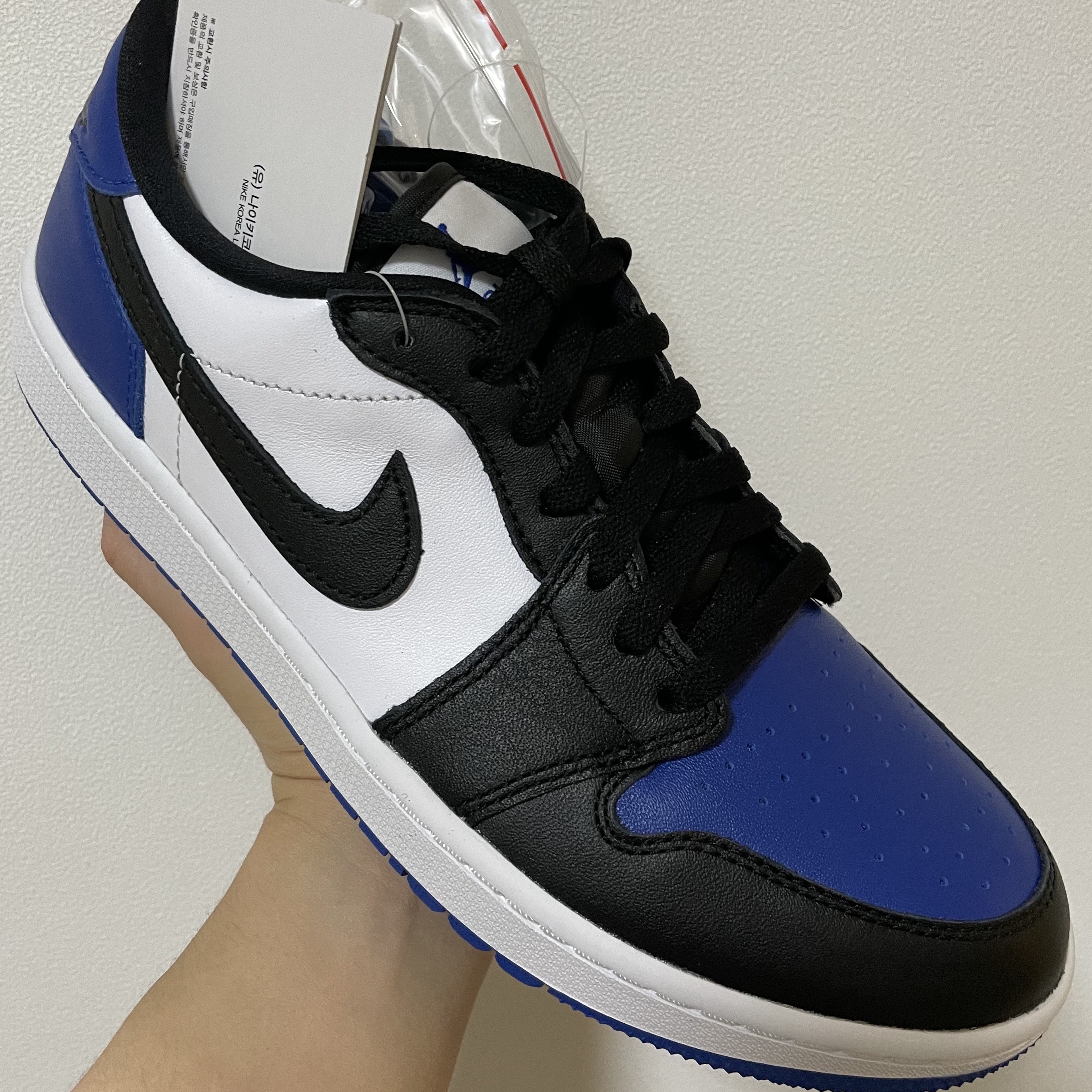 Jordan 1 Low Golf Sport Royal 착용 스타일 - 1