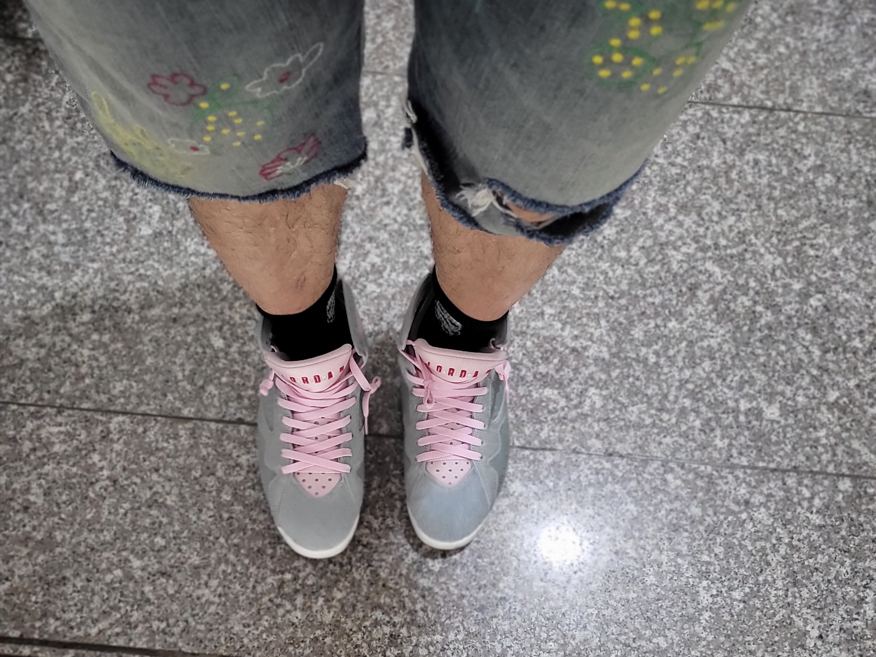 Jordan 7 Retro SE Hare 2.0 착용 스타일