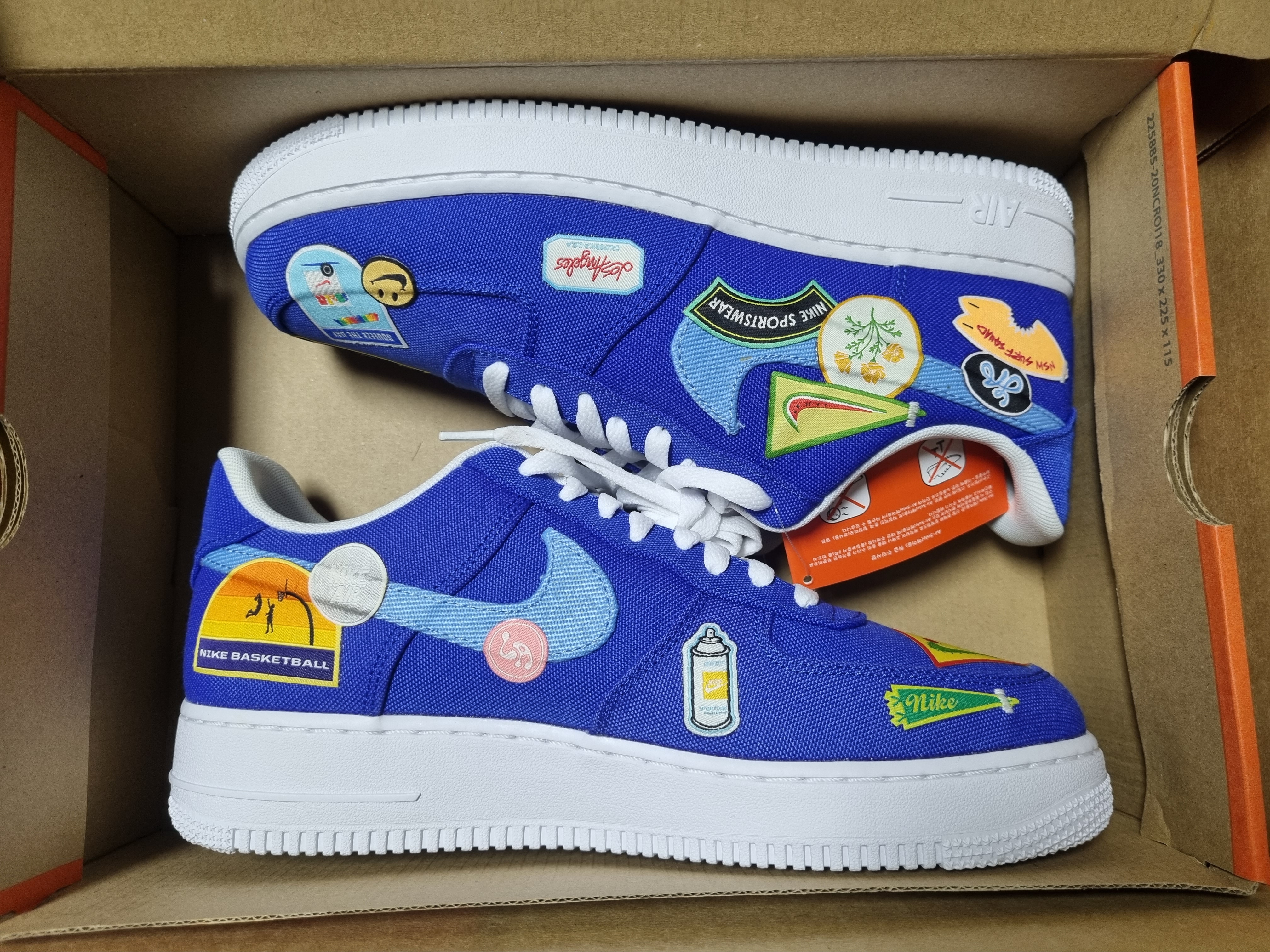 Nike Air Force 1 '07 PRM Patched Up 착용 스타일