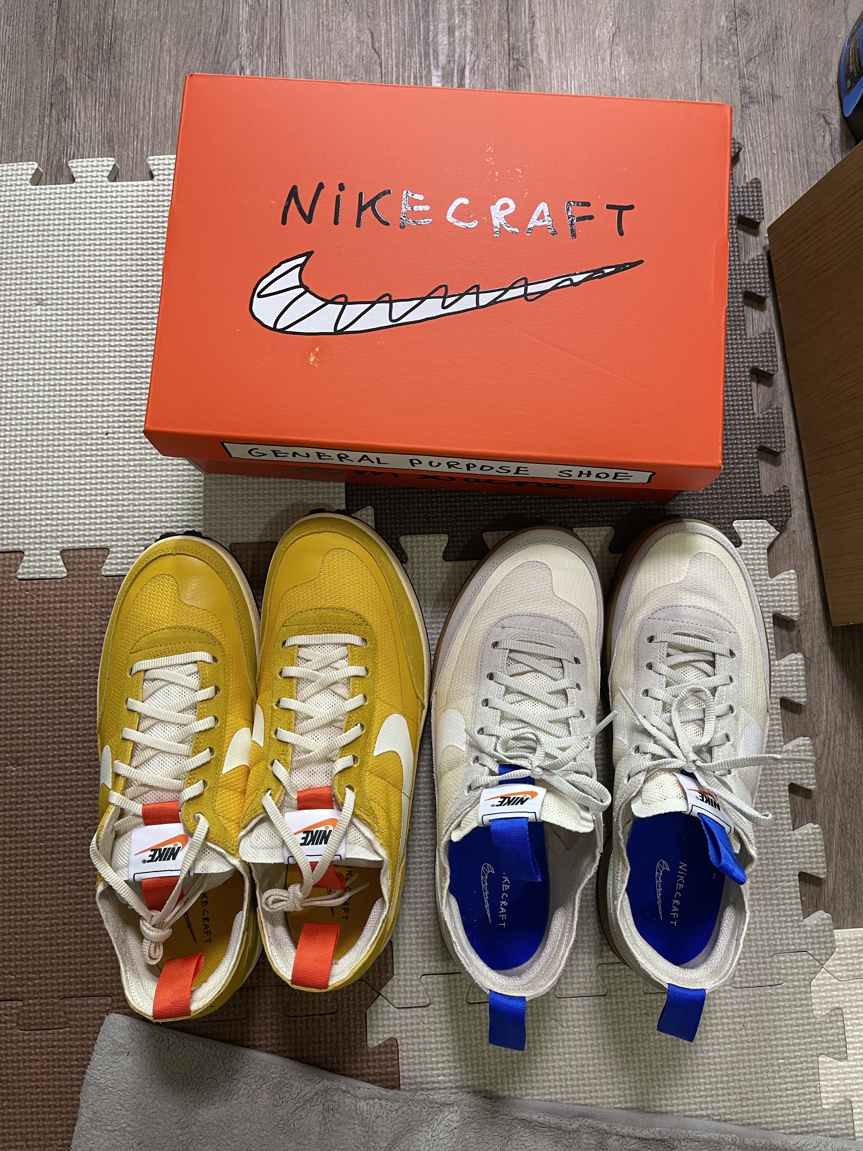 Nike x Tom Sachs General Purpose Shoe Archive, Nike x Tom Sachs General Purpose Shoe Light Cream 착용 스타일