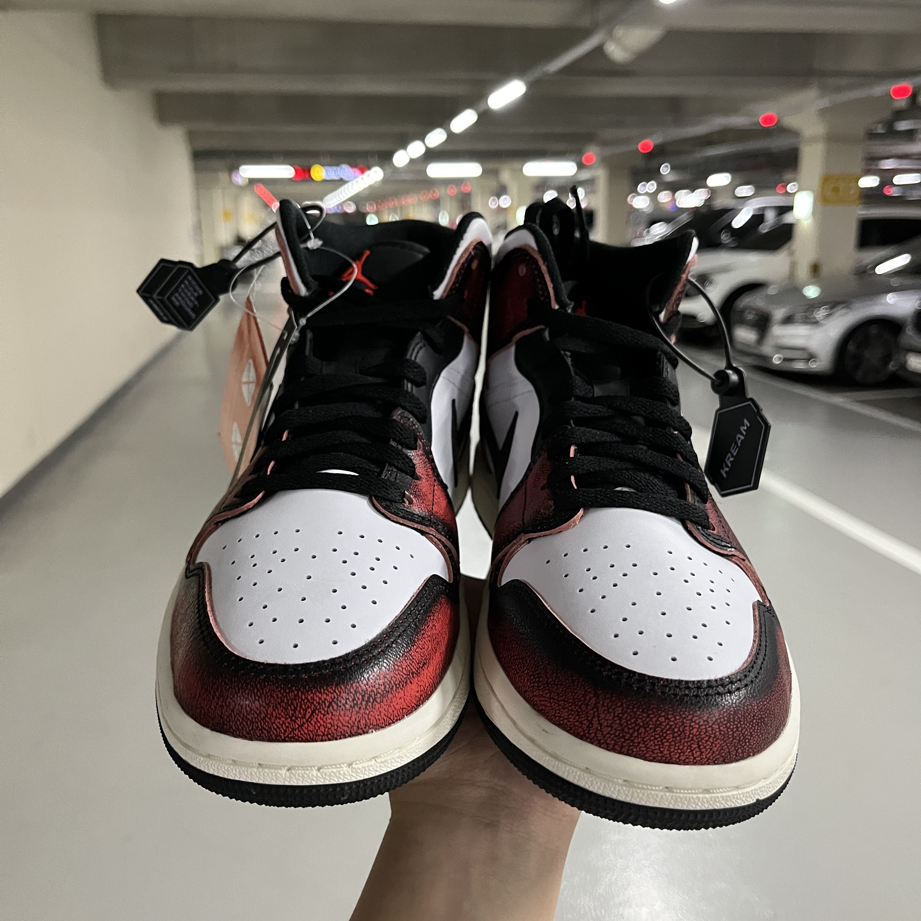 Jordan 1 Mid SE Infrared 23 착용 스타일 - 2