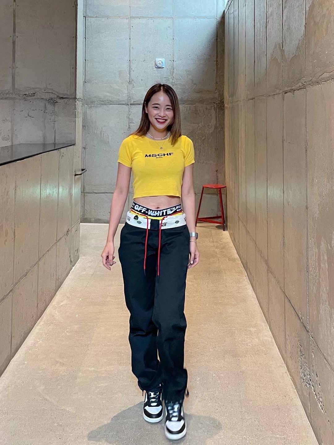 Nike x Ambush Dunk High Black, Apple Watch Nike Series 7 41mm GPS Midnight Aluminum Case with Nike Sport Band Anthracite Black (Korean Ver.) 착용 스타일 - 3