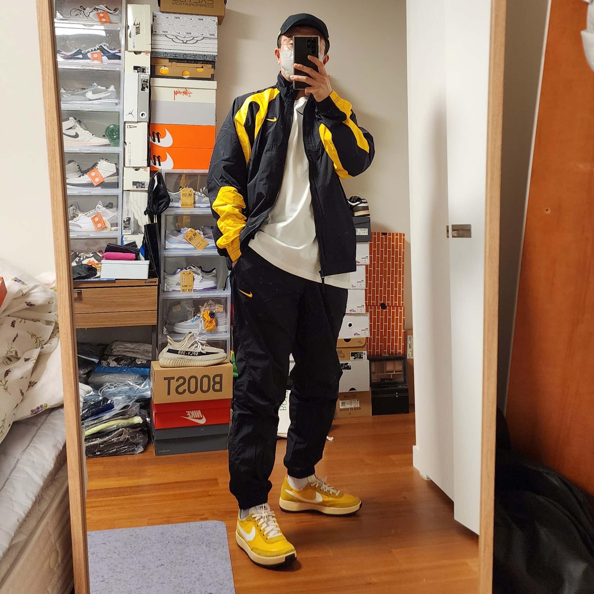 Nike x Drake Nocta Essential Track Jacket - US/EU, Nike x Drake Nocta Essential Track Pants Black - US/EU 착용 스타일 - 1
