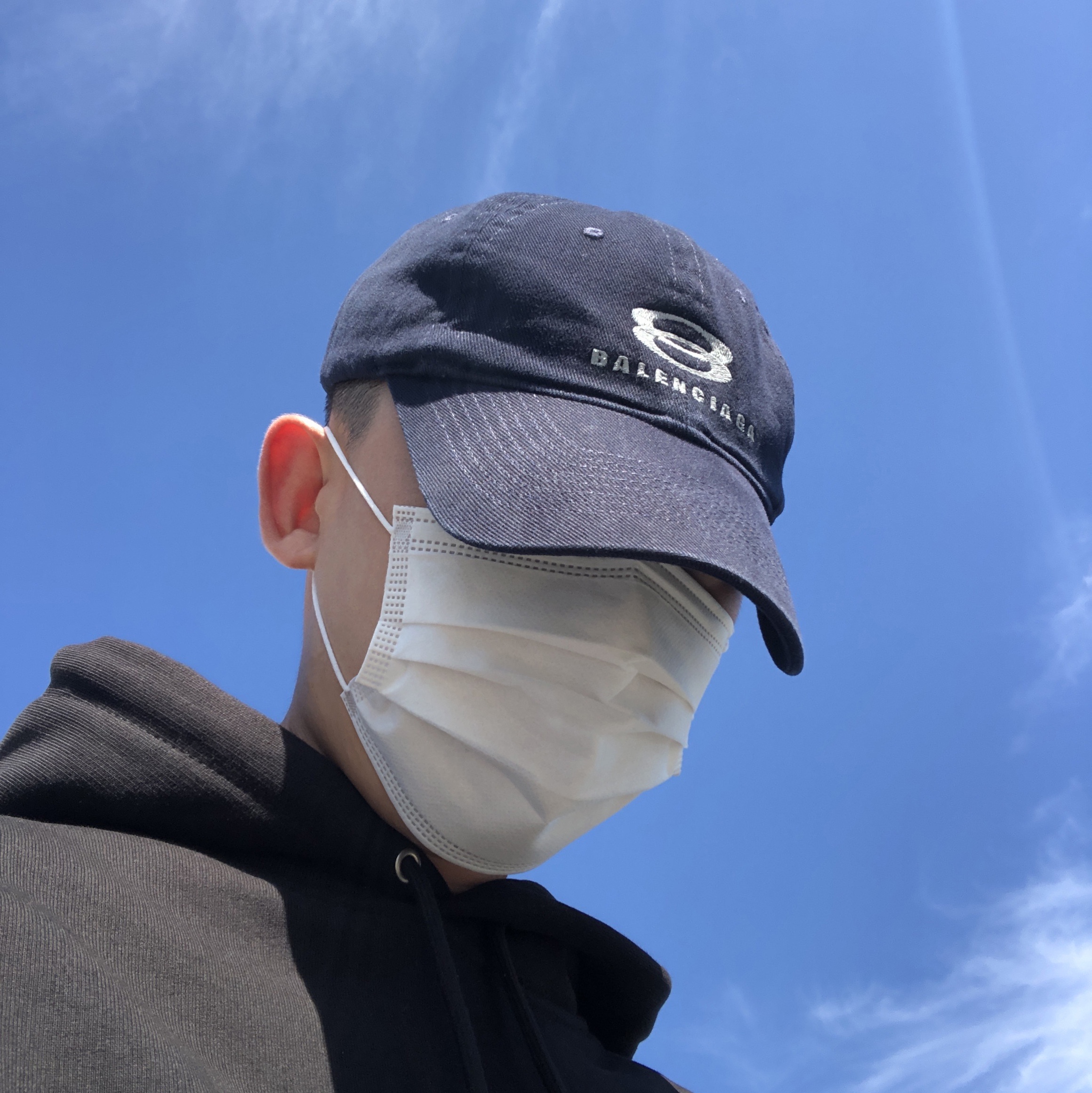 Nike x Comme des Garcons Homme Plus Air Foamposite One Black, Balenciaga Unity Snowboard Cap Navy Blue 착용 스타일 - 5