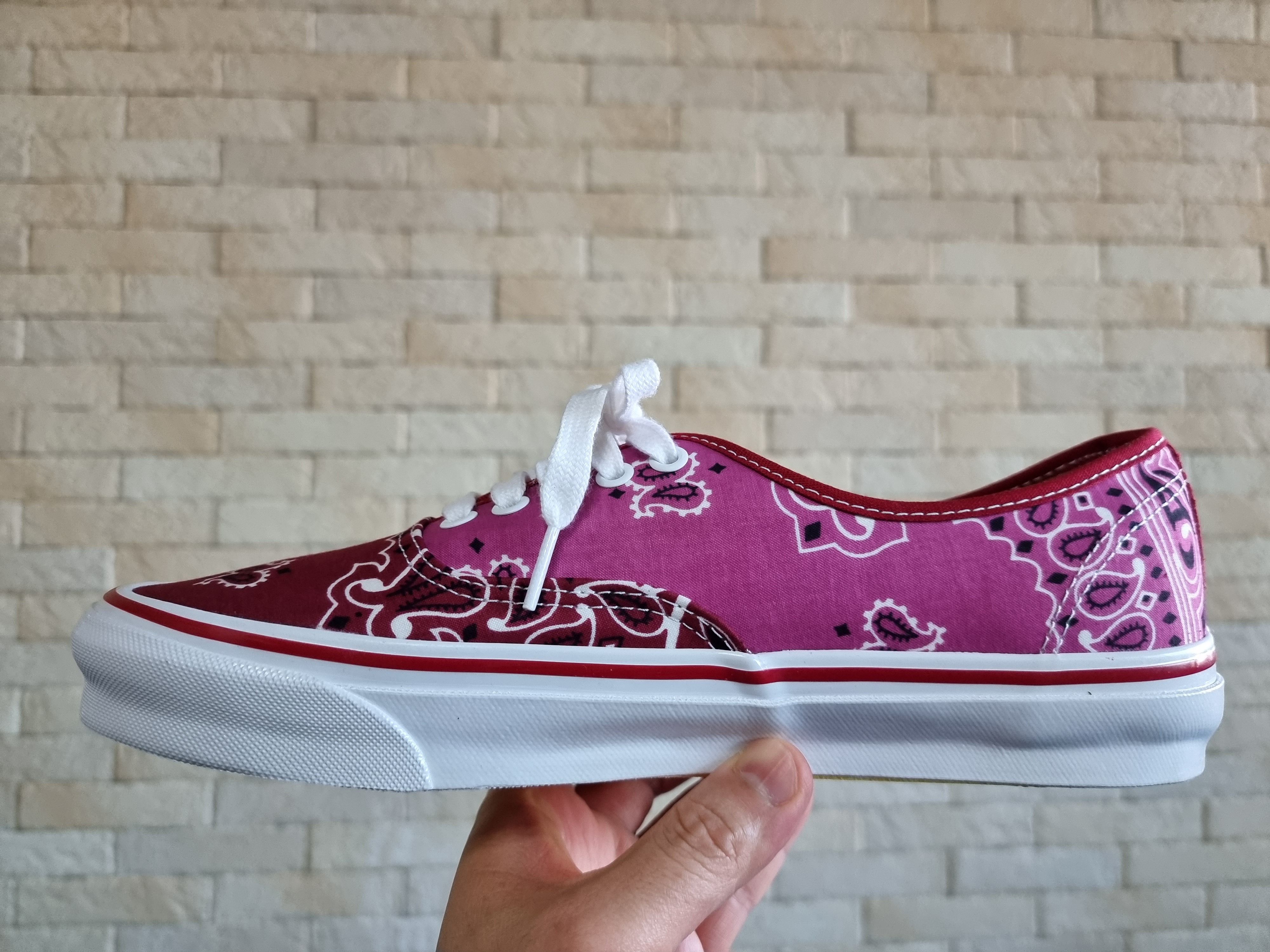 Vans Vault x Bedwin & The Heartbreakers OG Authentic LX Multi-Color-Red 착용 스타일 - 3